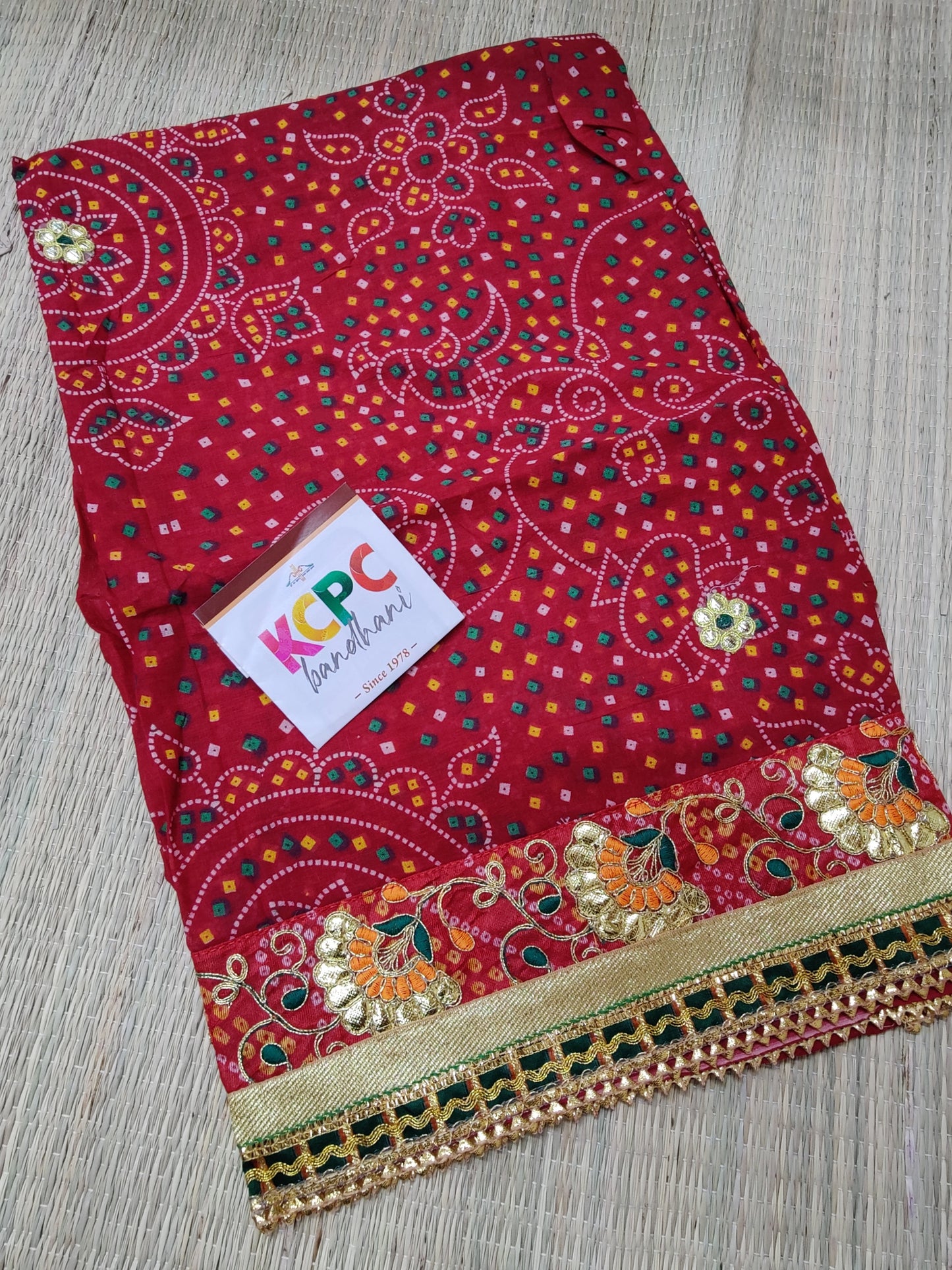 Latest Chunri Pure Cotton Marwadi Dupatta For Pooja Traditional Wedding Purpose