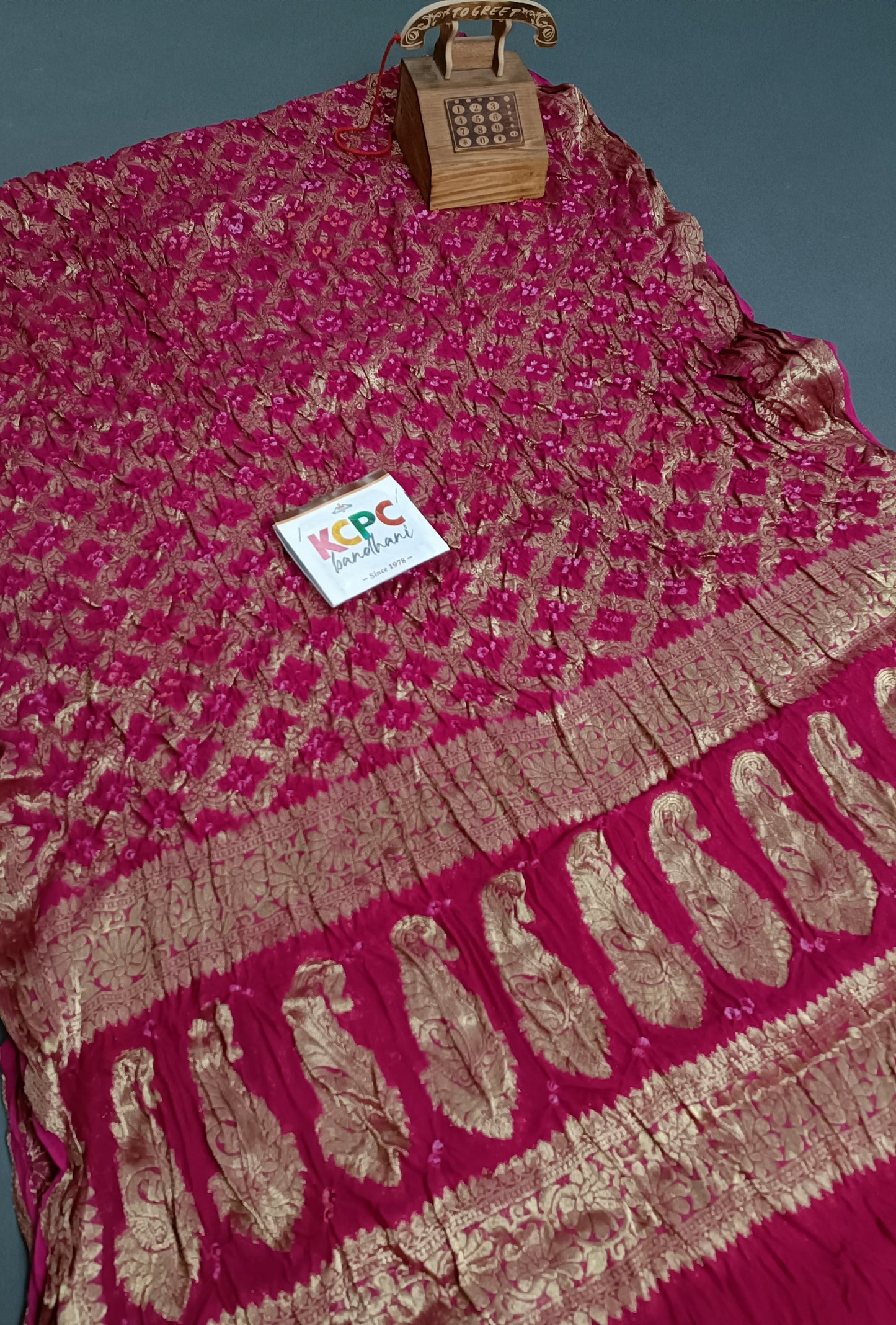 New  Pure Georgette Banarasi Bandhani Dupatta