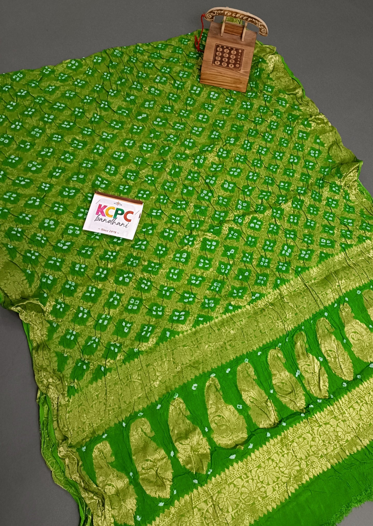 New  Pure Georgette Banarasi Bandhani Dupatta