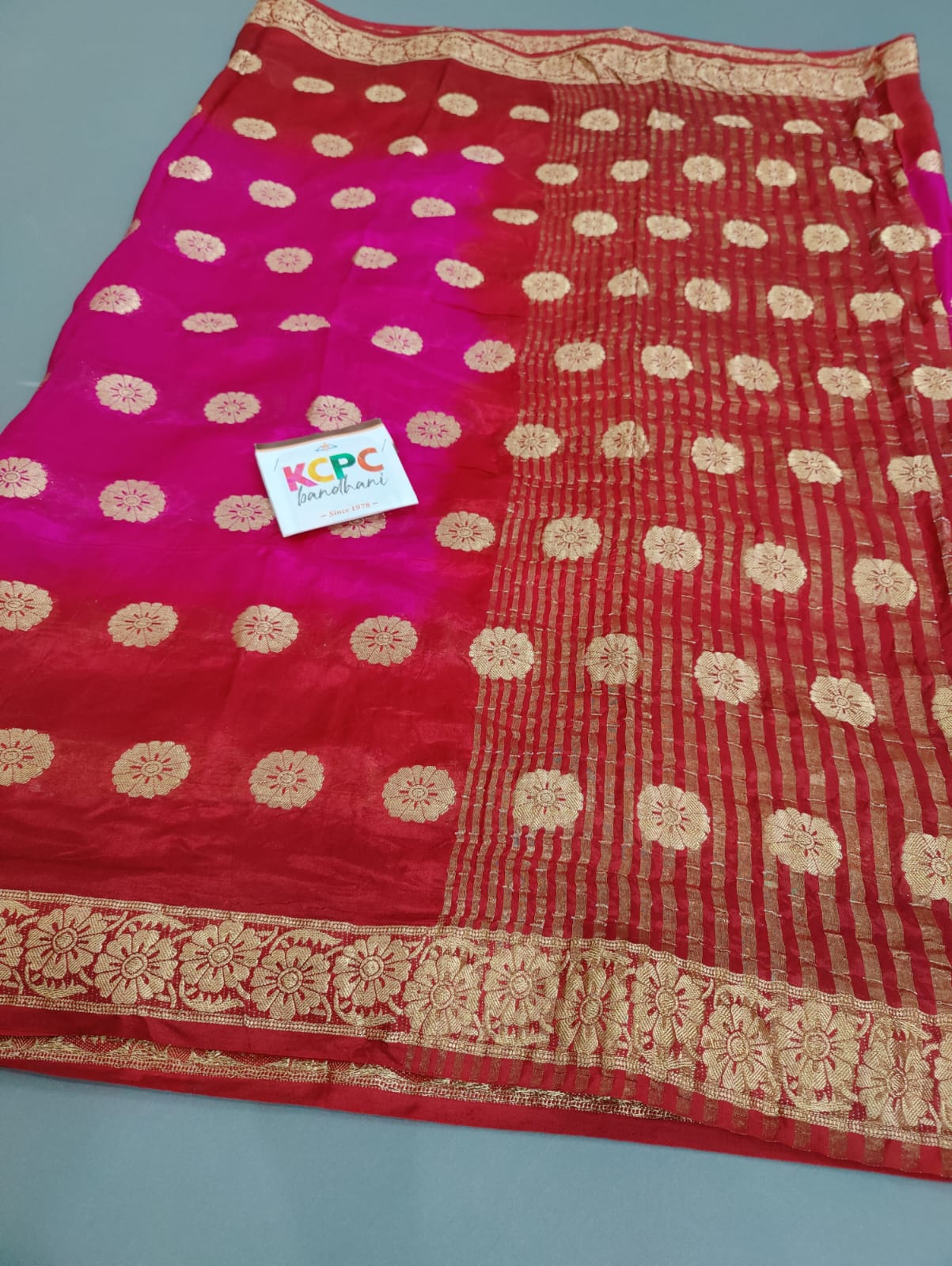 Latest Art silk banarasi tie die saree