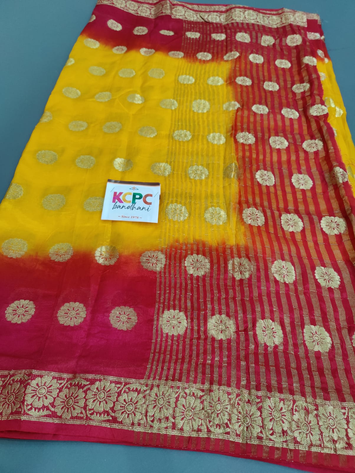 Latest Art silk banarasi tie die saree