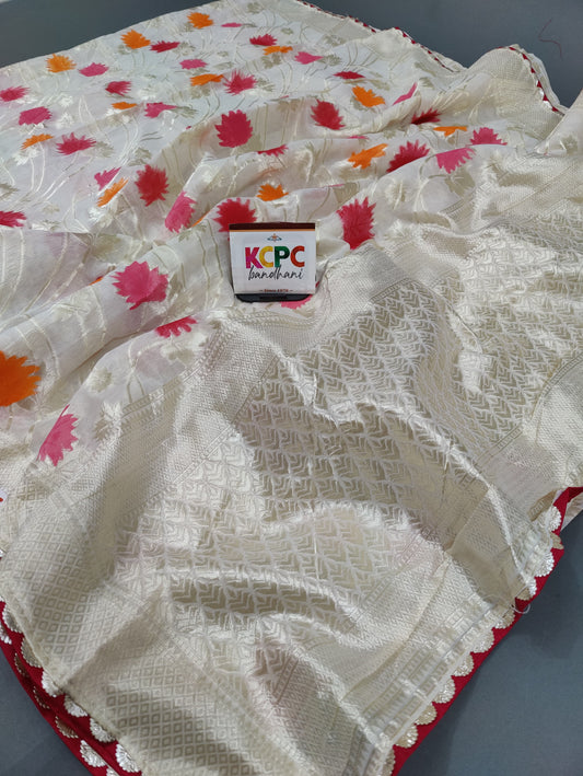 New Khaddi Silk with Kashmiri Weaving saree