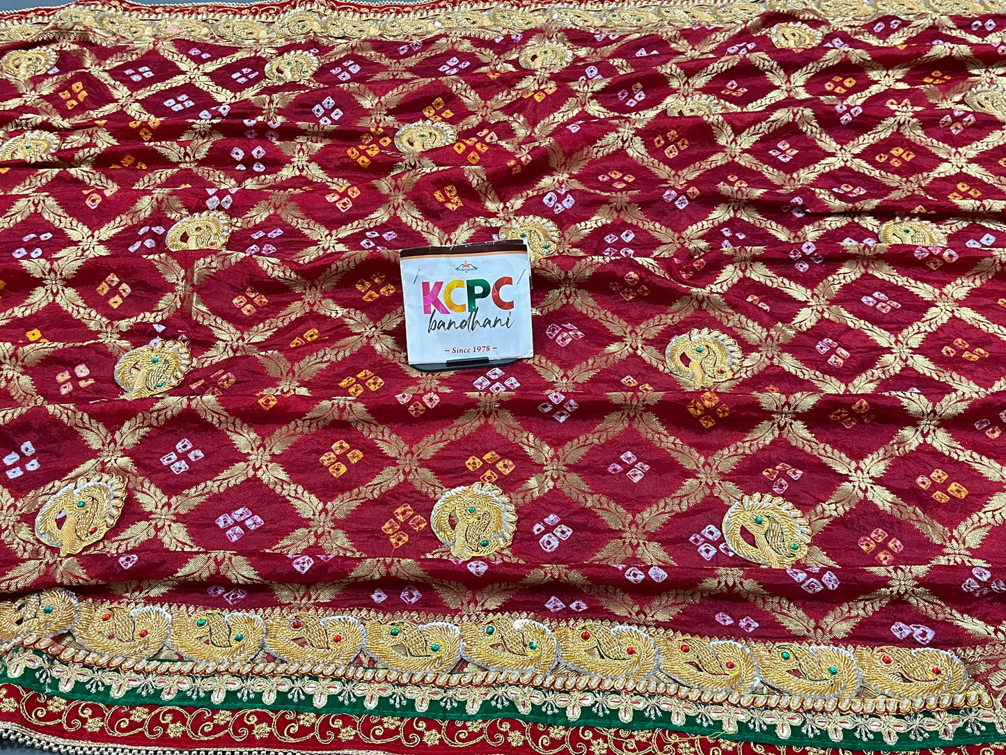 Banarasi Gharchola Heavy Belbuti Odhna In dupatta size ,KCPC,NR