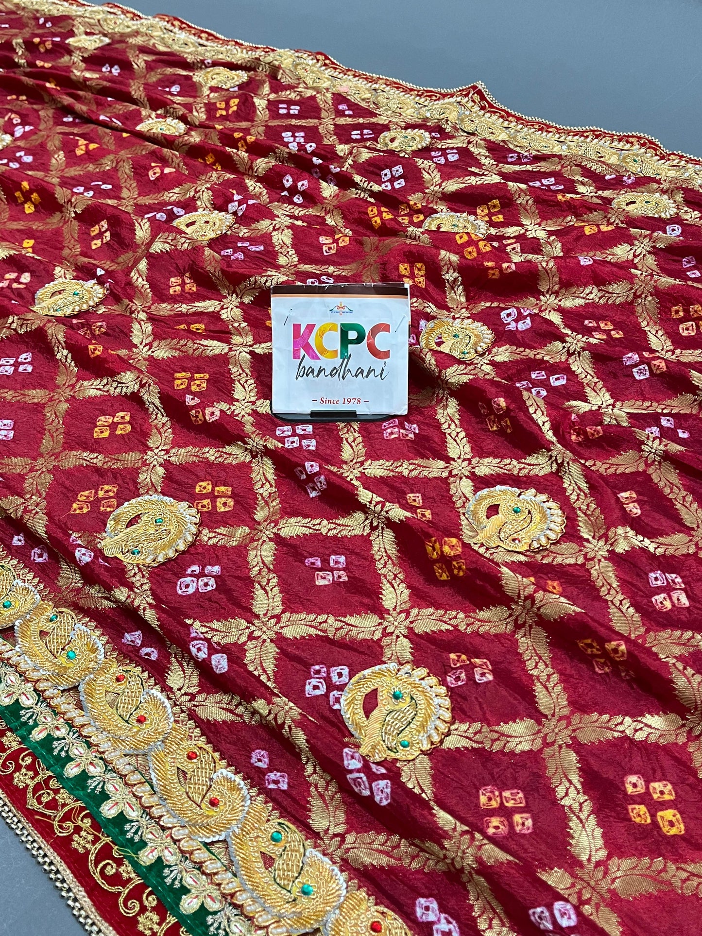 Banarasi Gharchola Heavy Belbuti Odhna In dupatta size ,KCPC,NR