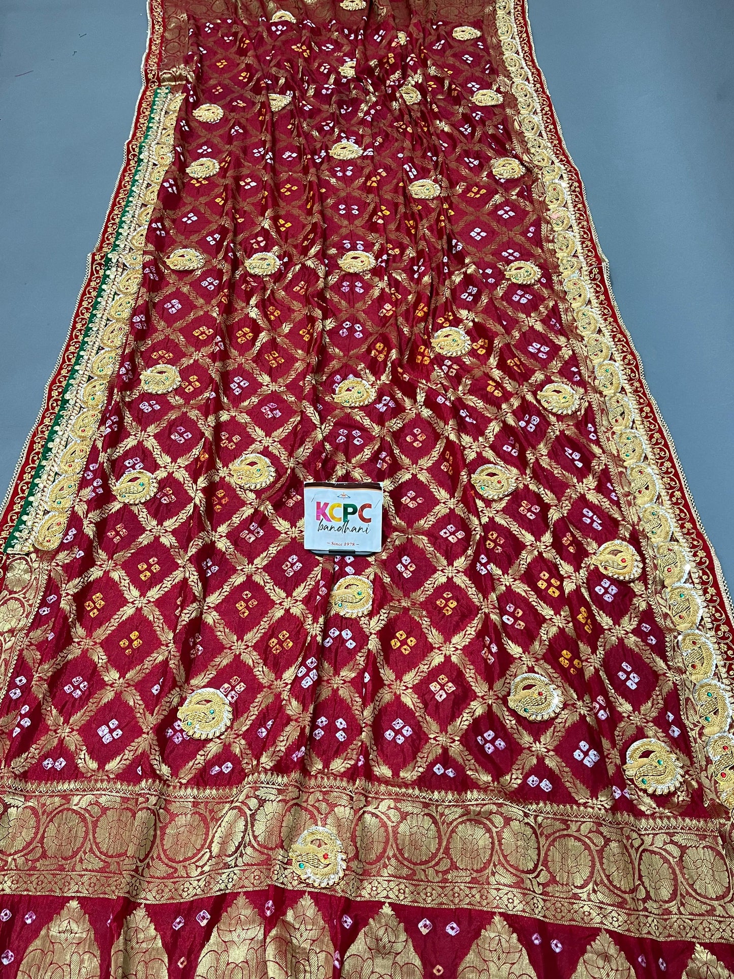 Banarasi Gharchola Heavy Belbuti Odhna In dupatta size ,KCPC,NR