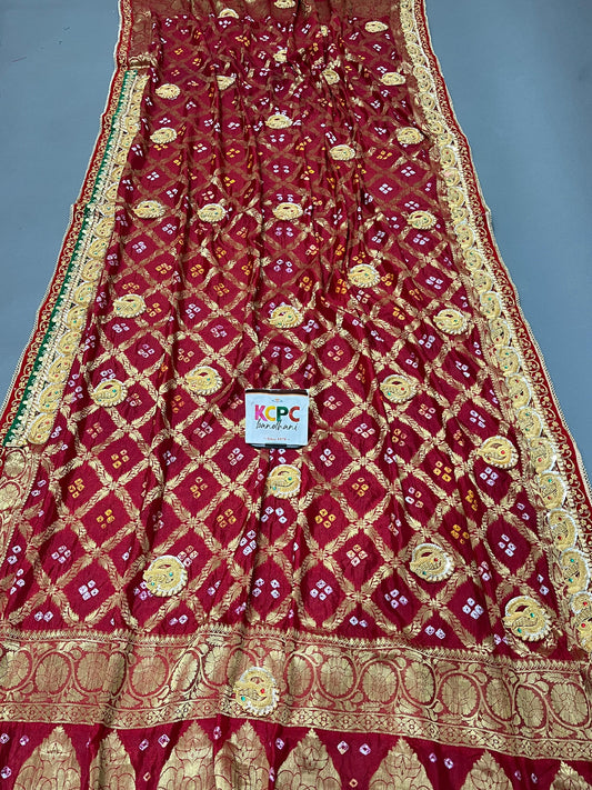 Banarasi Gharchola Heavy Belbuti Odhna In dupatta size ,KCPC,NR