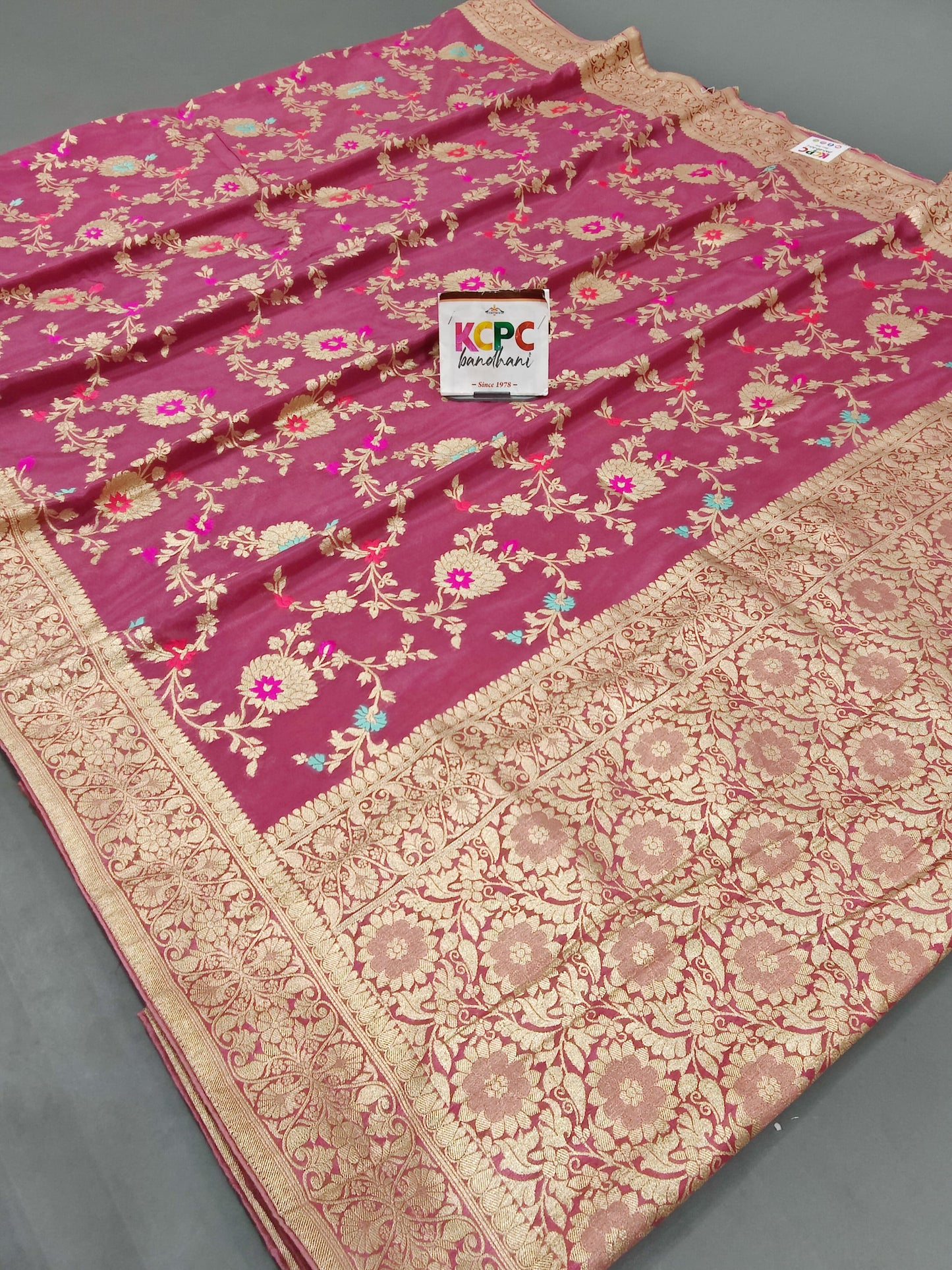 Pure Khaddi Waterzari Sarees Handloom Banarasi Weaving Saree