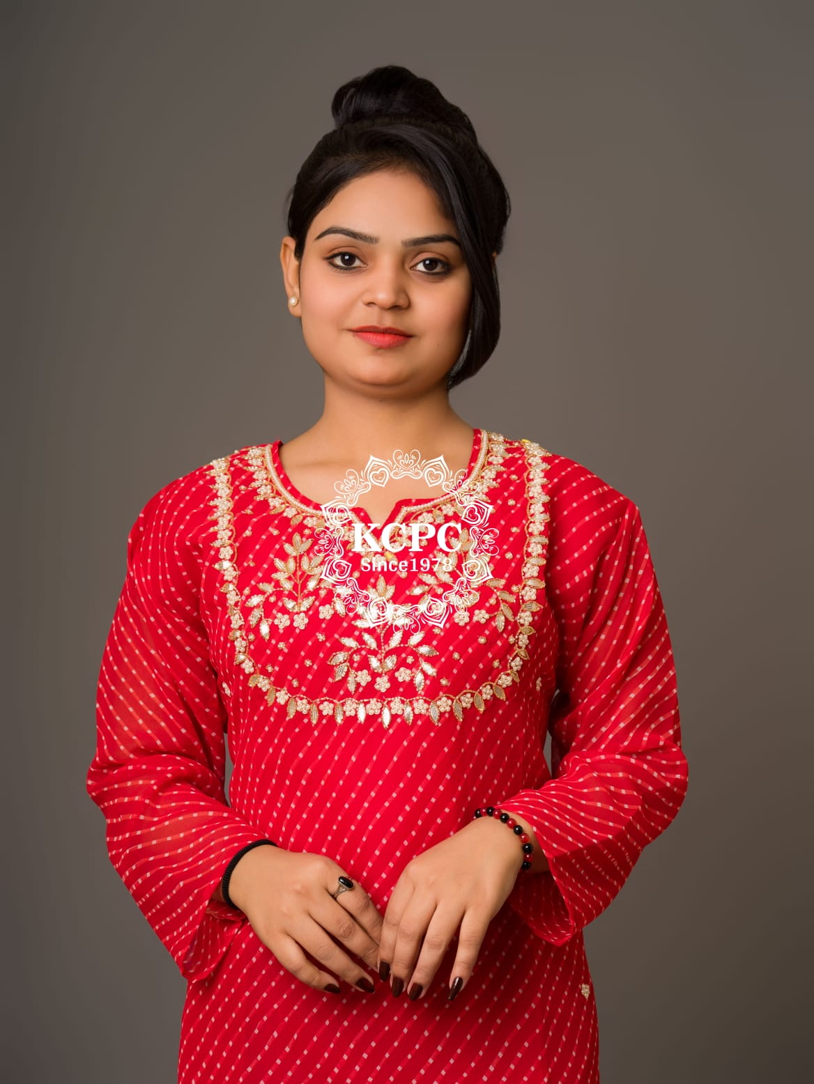 New Arrival Jaipuri Traditional Marwadi Gotapatti Handwork Long Straight Kurtis