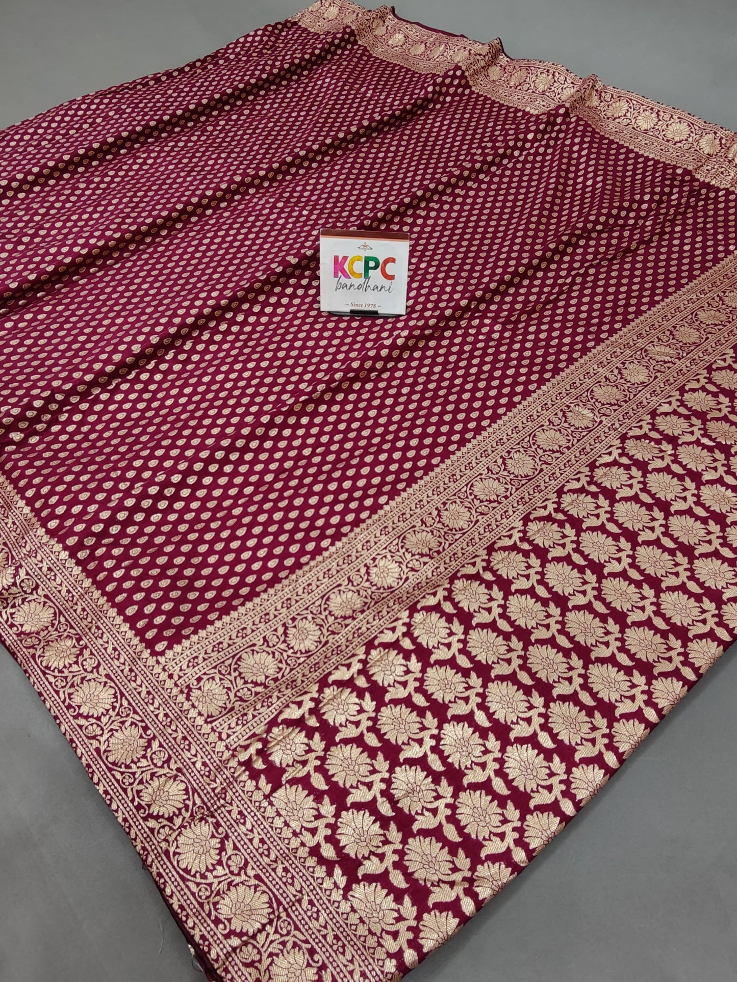 New Banarasi Khaddi Handloom Silk Kataan Saree with blouse