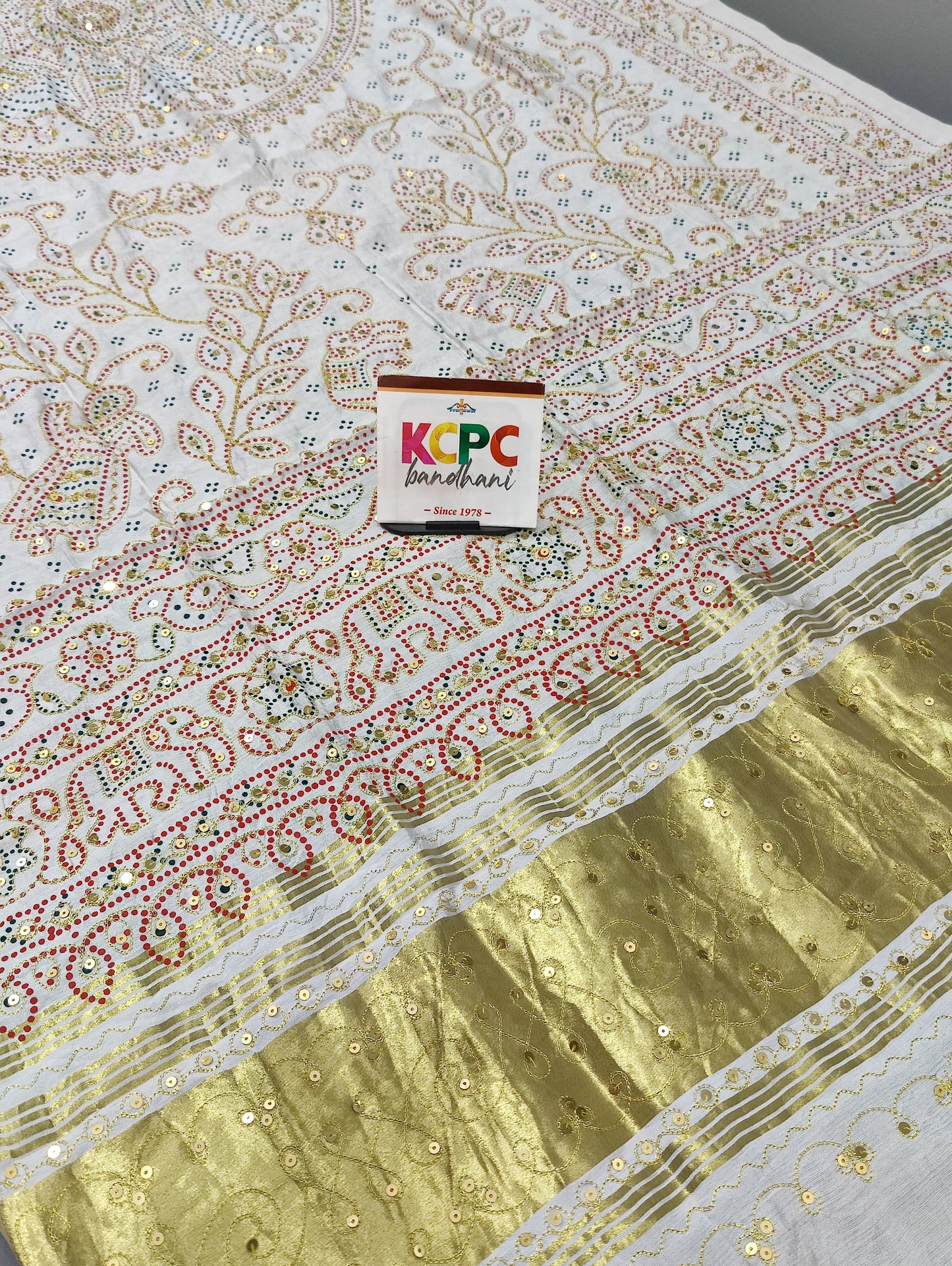 Latest New Rajasthani Traditional Aara Tari Dupatta, KCPC , JTW