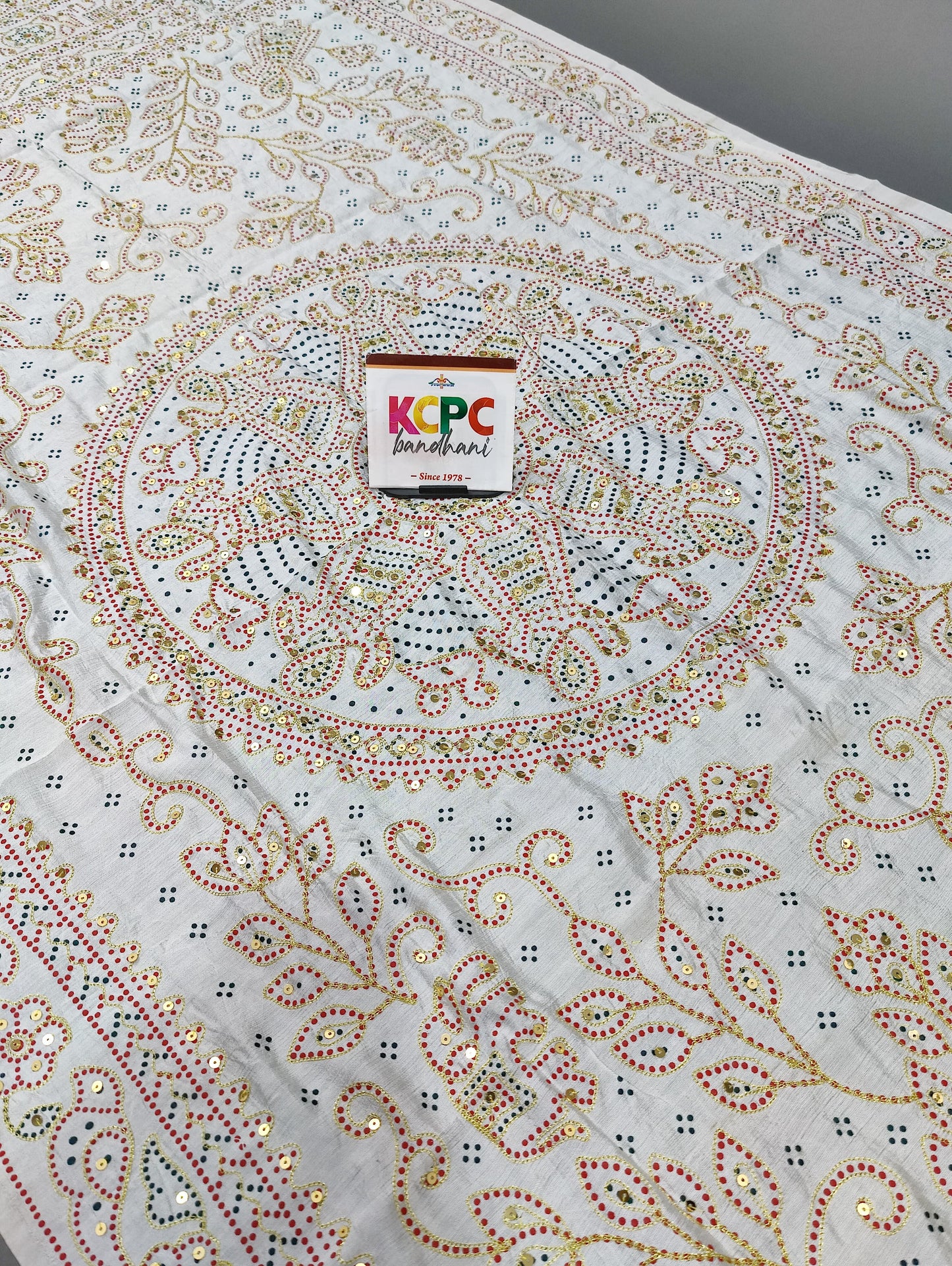 Latest New Rajasthani Traditional Aara Tari Dupatta, KCPC , JTW