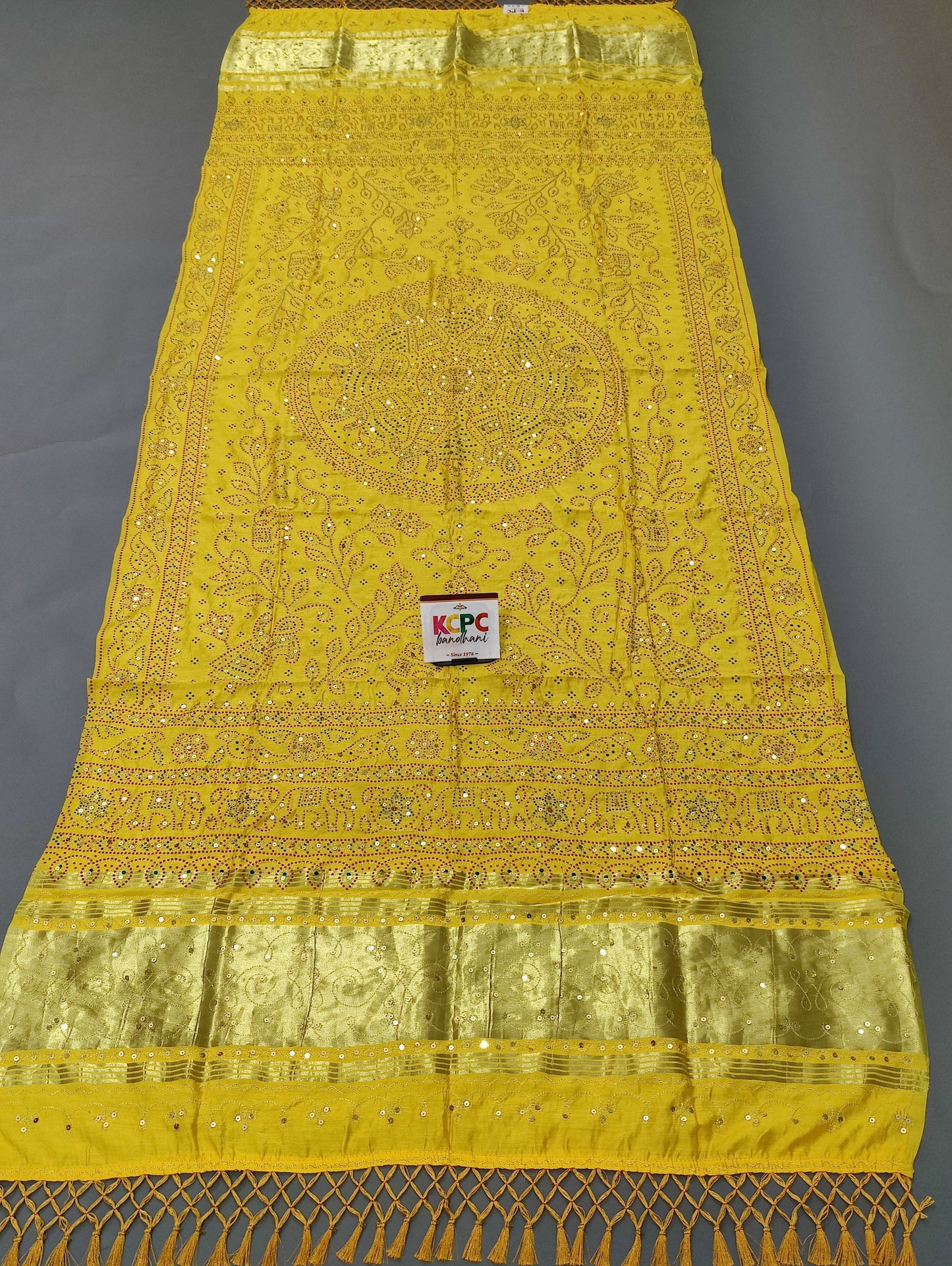 Latest New Rajasthani Traditional Aara Tari Dupatta, KCPC , JTW