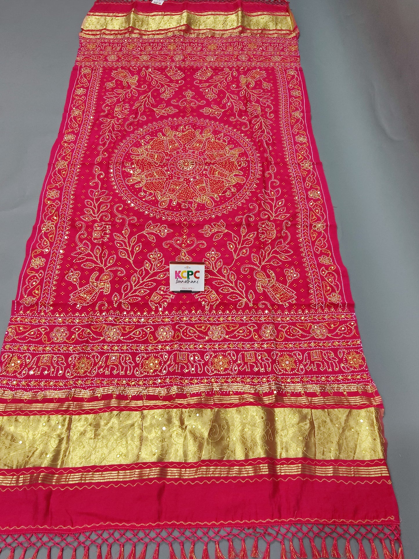 Latest New Rajasthani Traditional Aara Tari Dupatta, KCPC , JTW