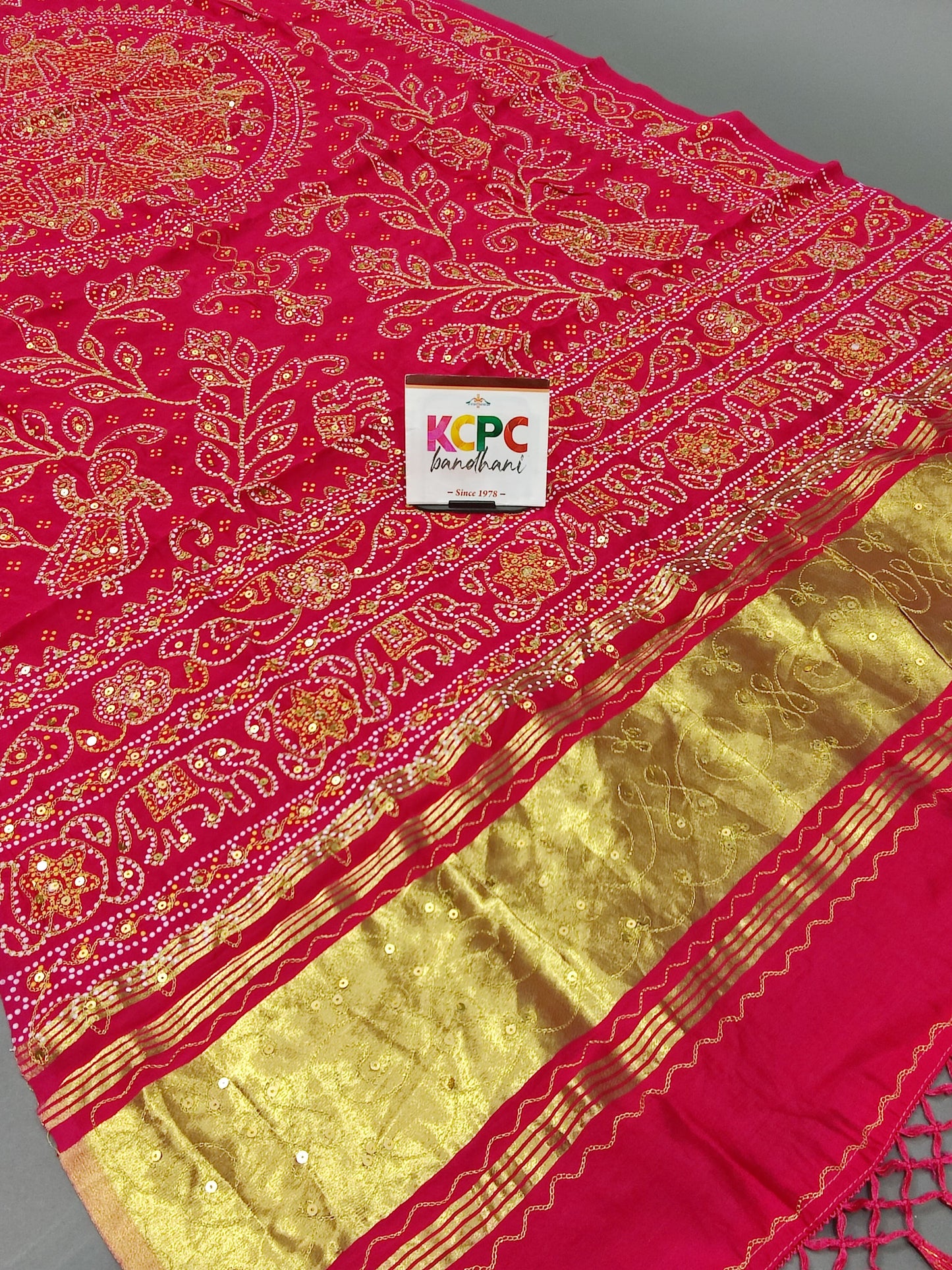 Latest New Rajasthani Traditional Aara Tari Dupatta, KCPC , JTW