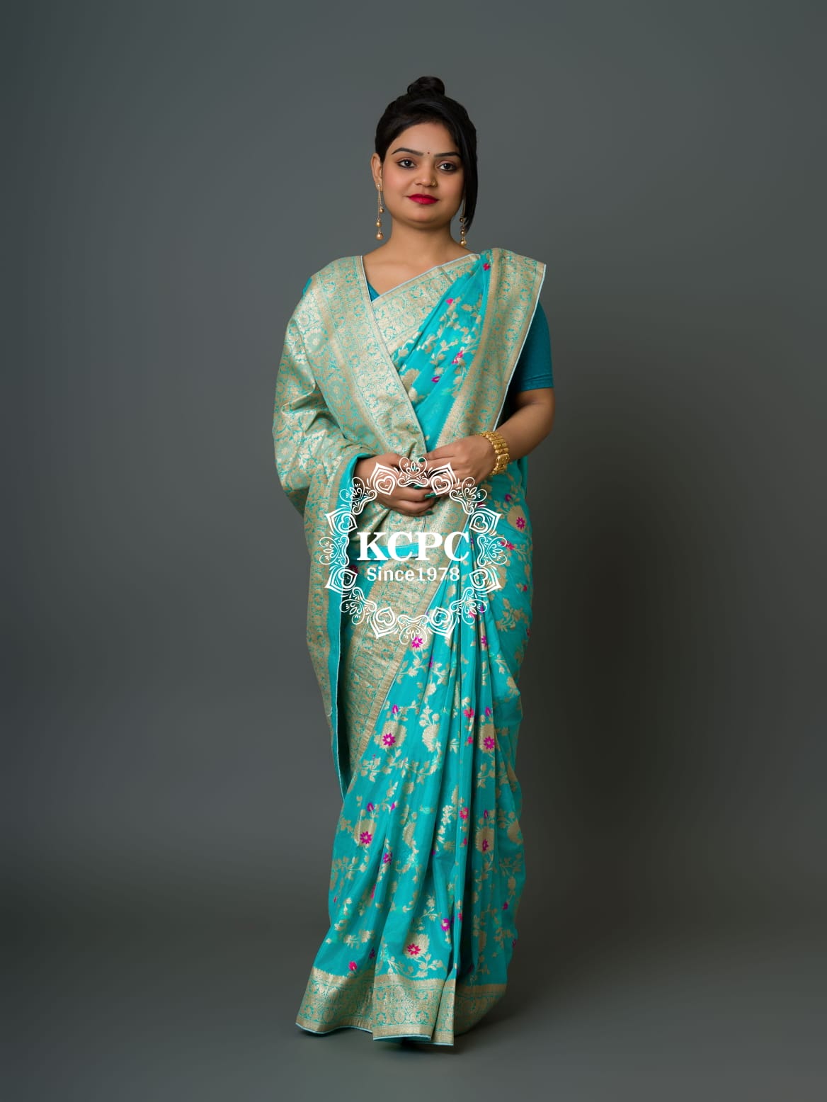 Pure Khaddi Waterzari Sarees Handloom Banarasi Weaving Saree