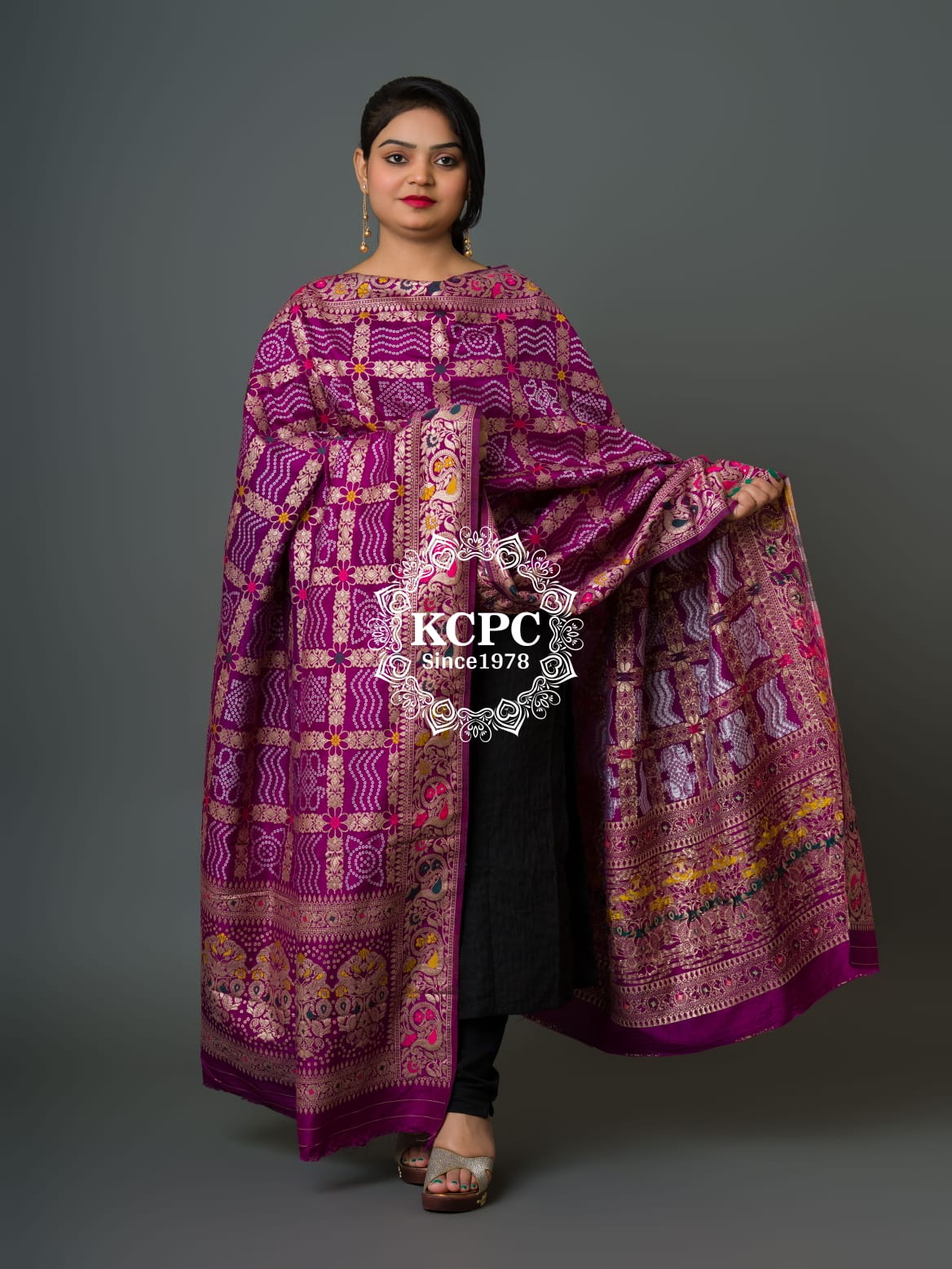 Latest Arrival Jaipuri Traditional Bandhani Ghatchola Dupattas