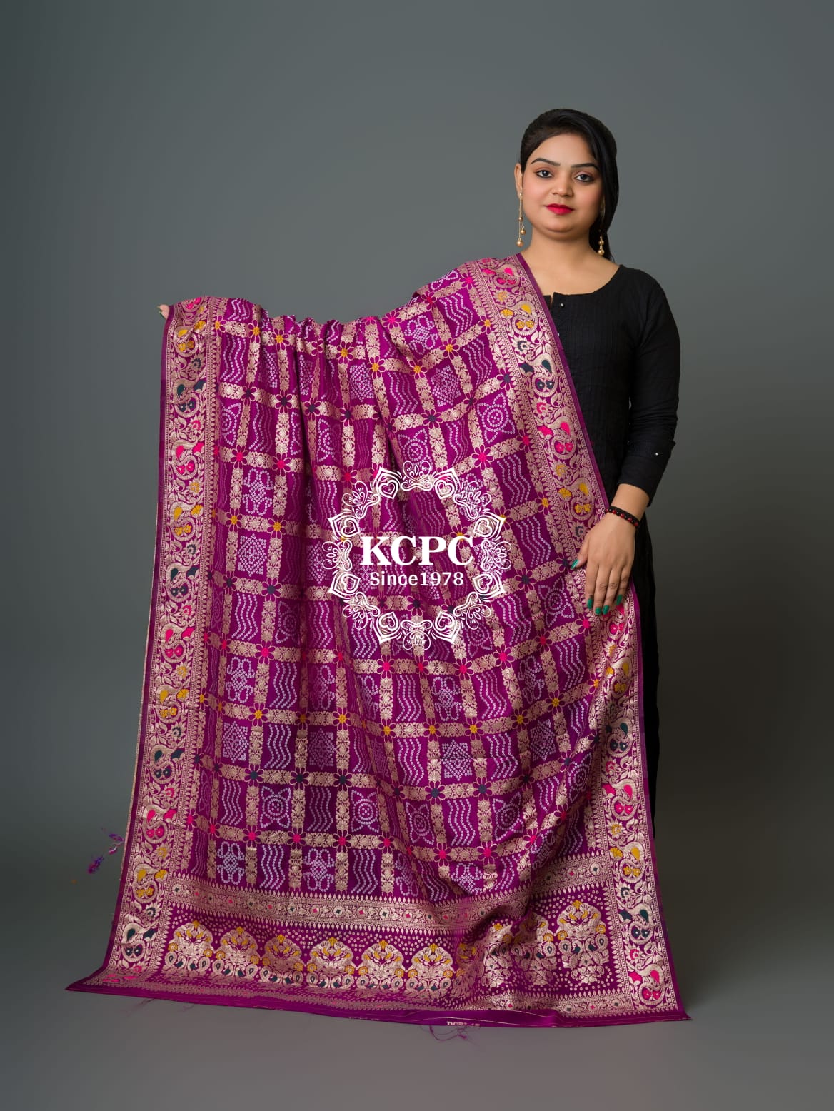 Latest Arrival Jaipuri Traditional Bandhani Ghatchola Dupattas