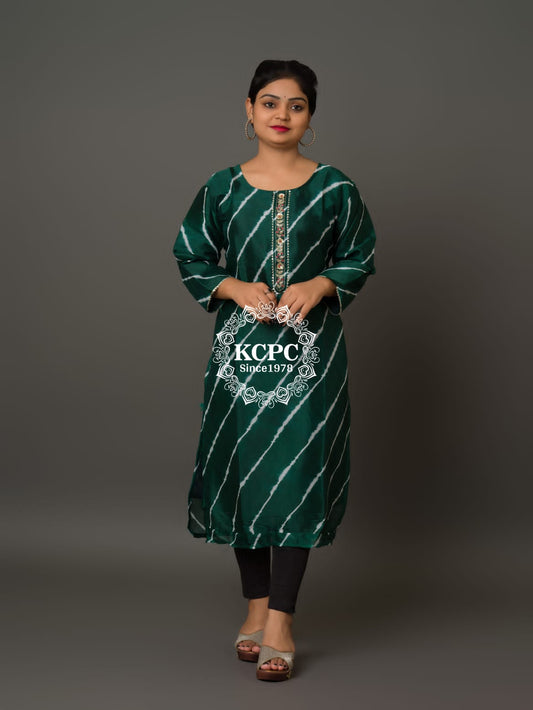 New Launch KCPC Exclusive Jaipuri Designer Straight Kurti, Kml