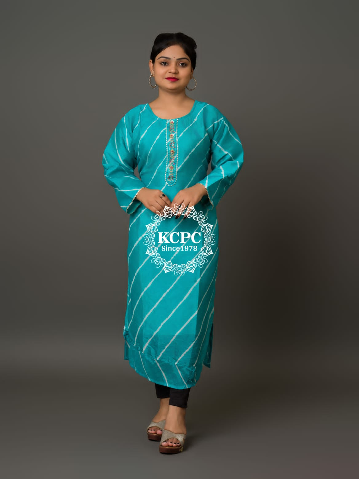 New Launch KCPC Exclusive Jaipuri Designer Straight Kurti, Kml