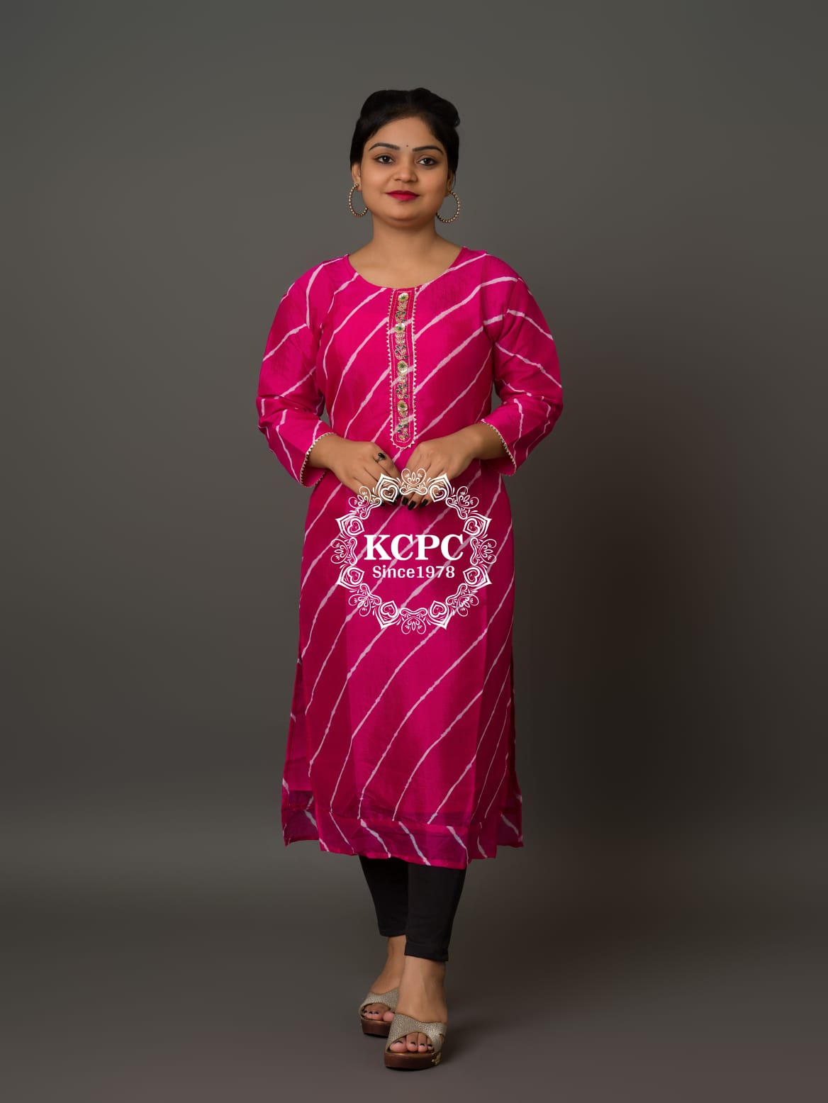 New Launch KCPC Exclusive Jaipuri Designer Straight Kurti, Kml