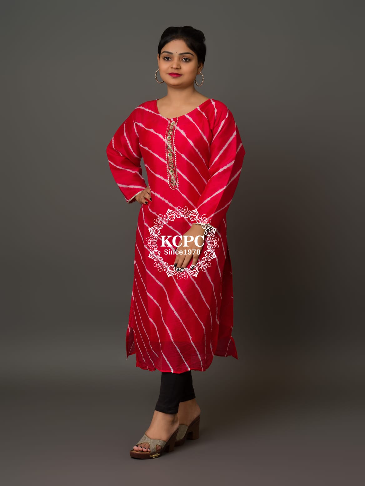 New Launch KCPC Exclusive Jaipuri Designer Straight Kurti, Kml