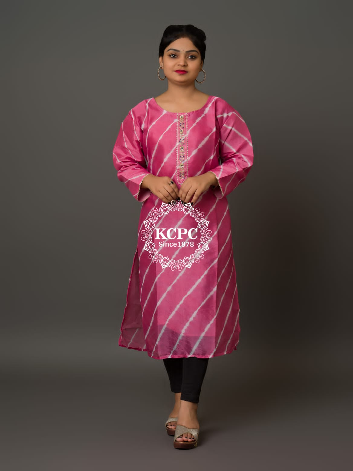 New Launch KCPC Exclusive Jaipuri Designer Straight Kurti, Kml