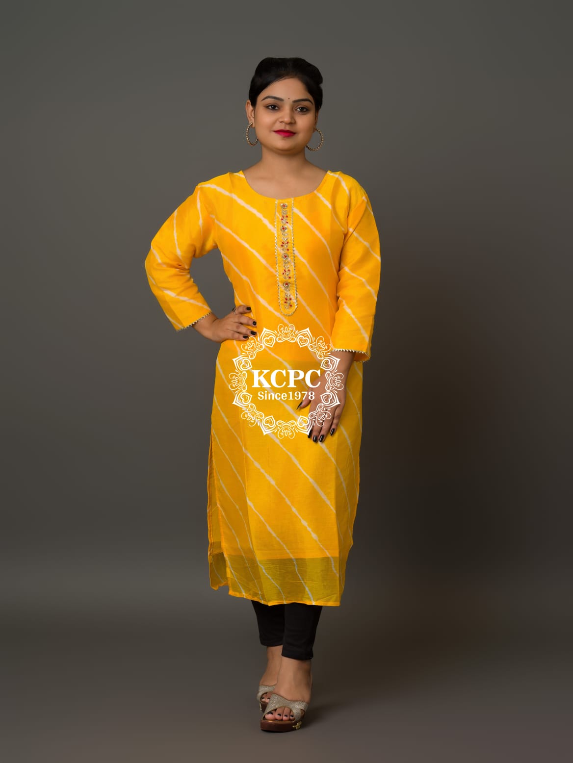 New Launch KCPC Exclusive Jaipuri Designer Straight Kurti, Kml