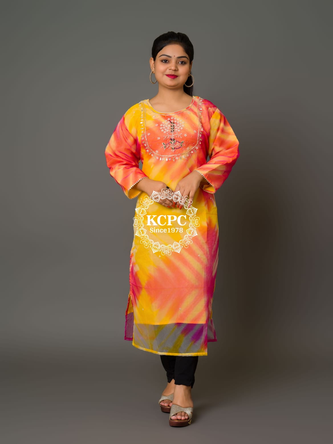 Latest KcPc Exclusive Jaipuri Designer Straight Kurtis Long Kurtis