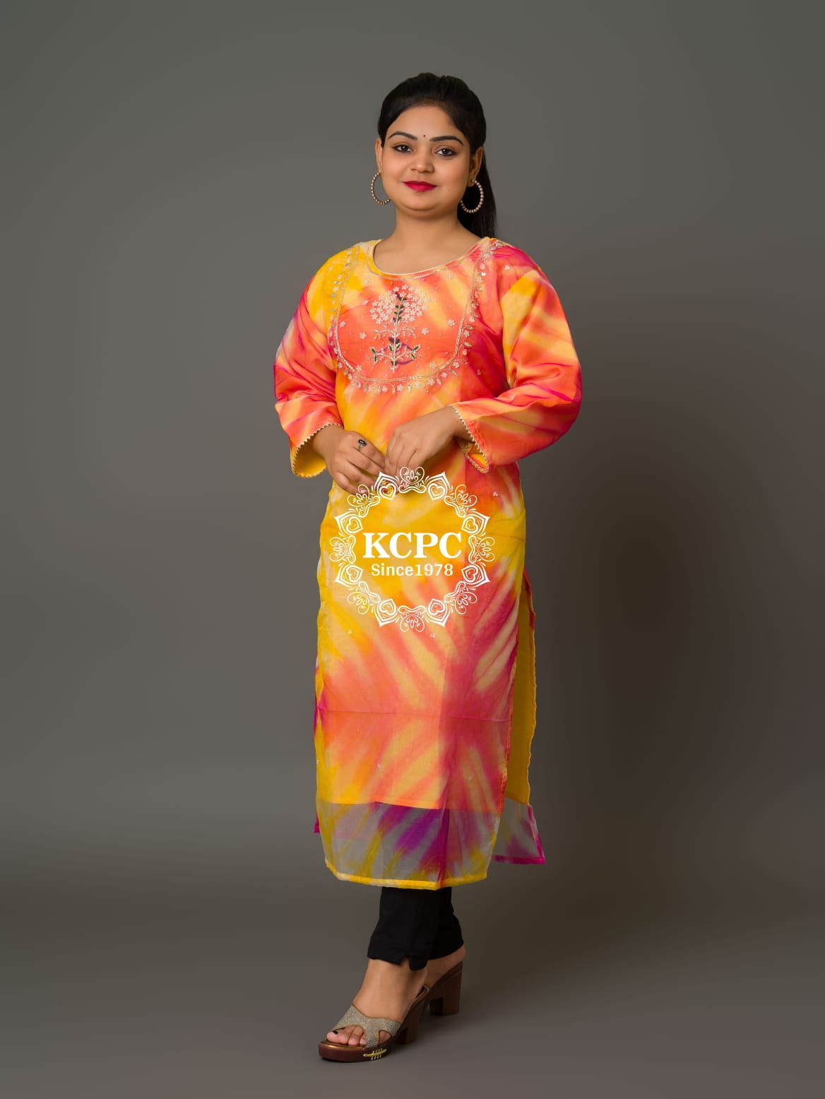 Latest KcPc Exclusive Jaipuri Designer Straight Kurtis Long Kurtis