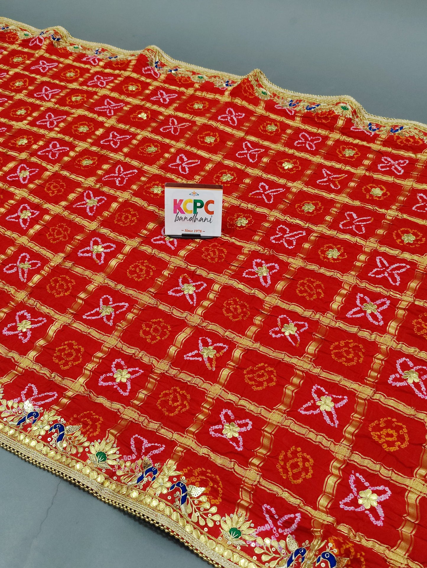 Latest New Launch Pure Gaji silk Gotapatti Work Dupatta