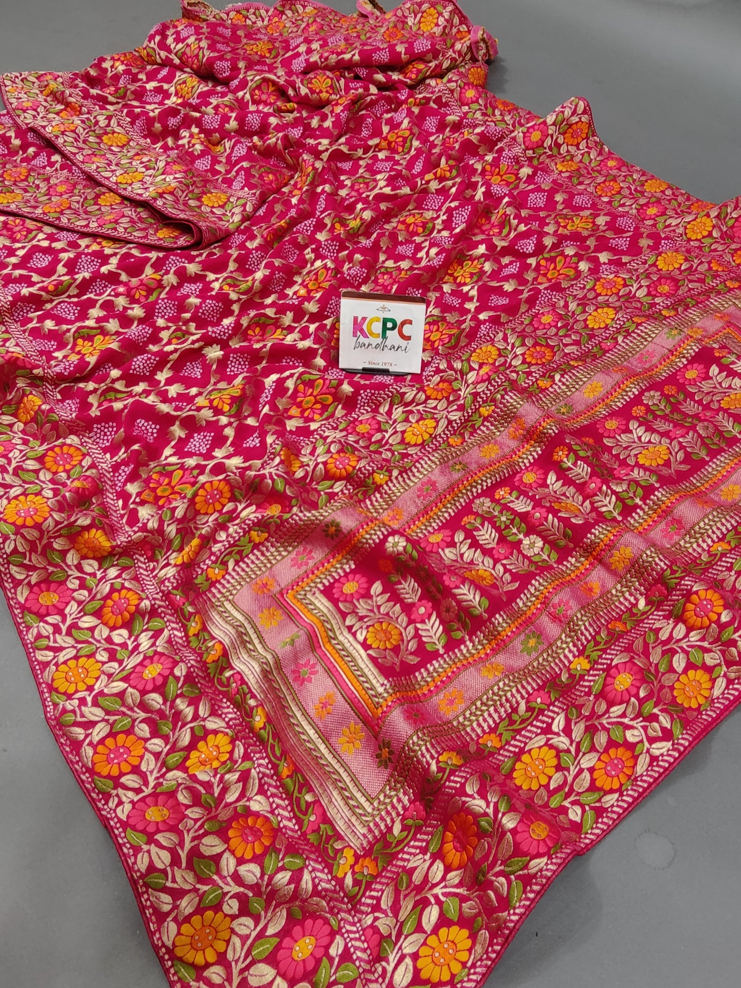 KcPc New Launch Pure Georgette Fabric saree With Blouse,RG