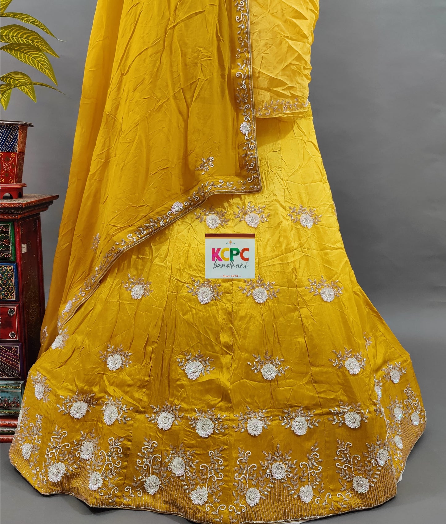 KcPc Latest Designer New Upada Tari Handwork Jaipuri Lehenga Chunni set ,ANJ