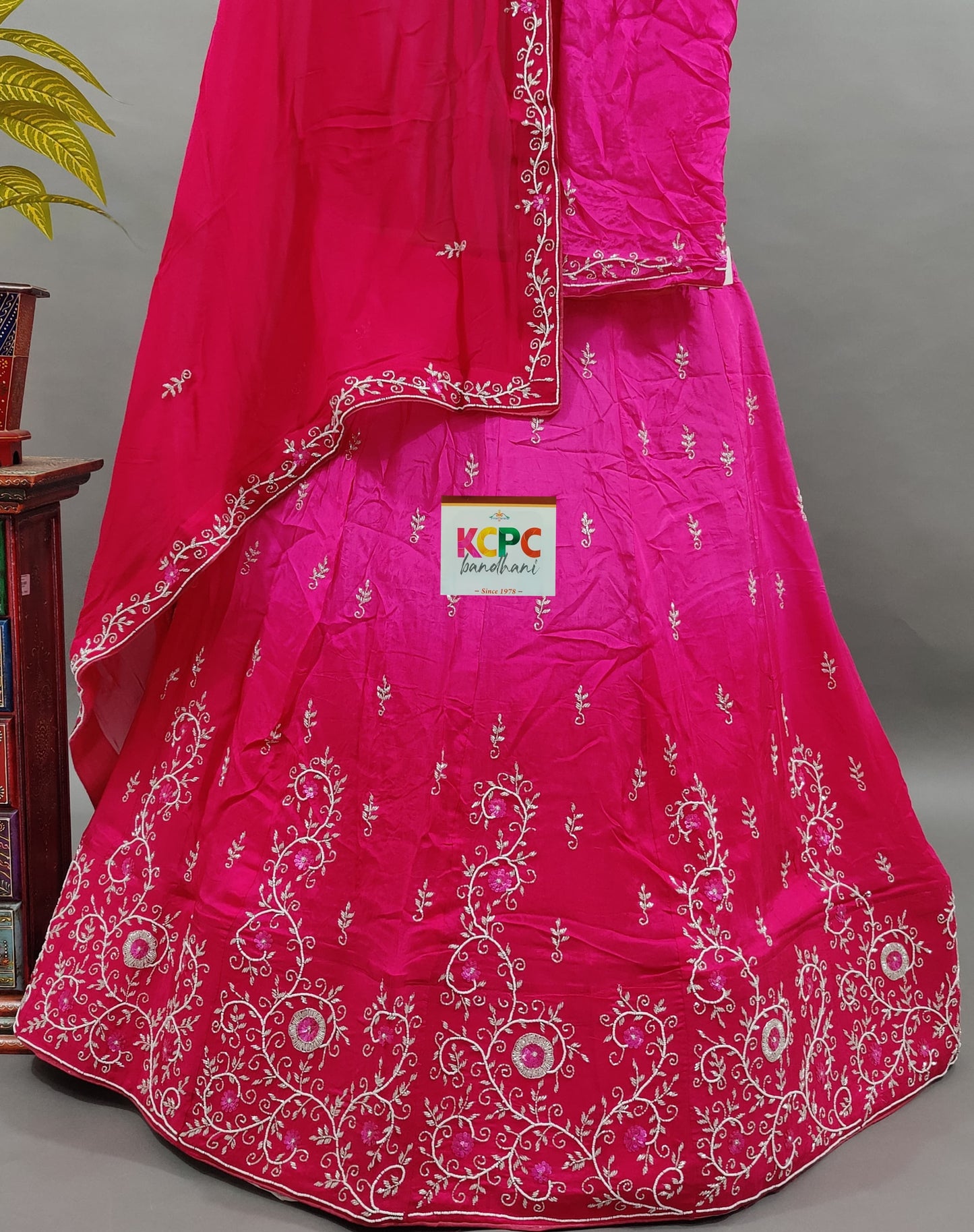 KcPc launching New Upada Silk Fabric Designer Katdana Handwork Lehenga chunni set, ANJ