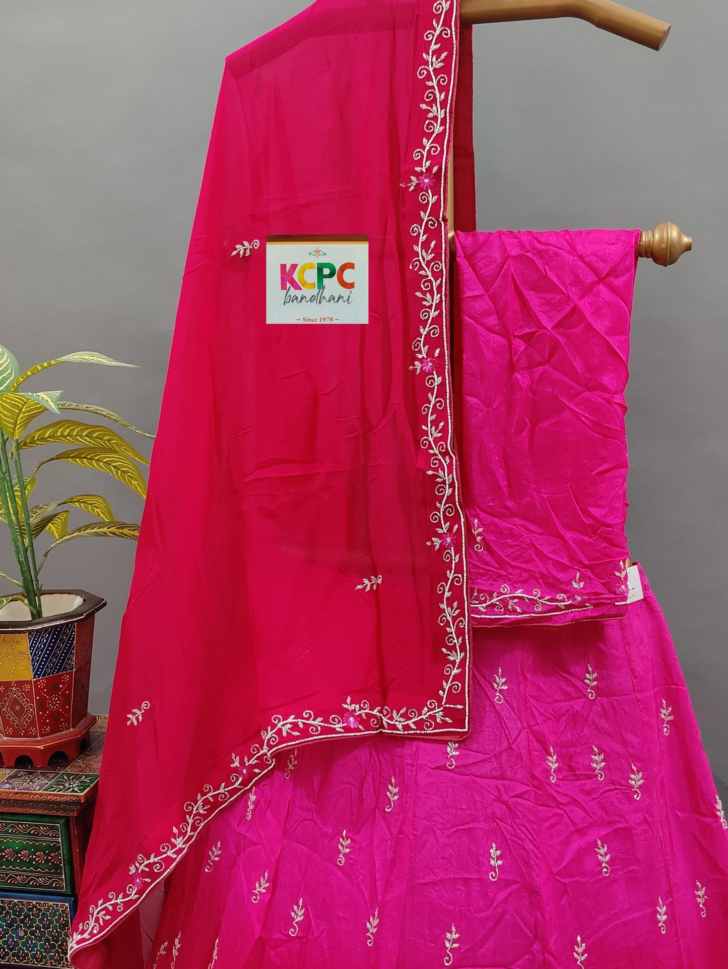 KcPc launching New Upada Silk Fabric Designer Katdana Handwork Lehenga chunni set, ANJ