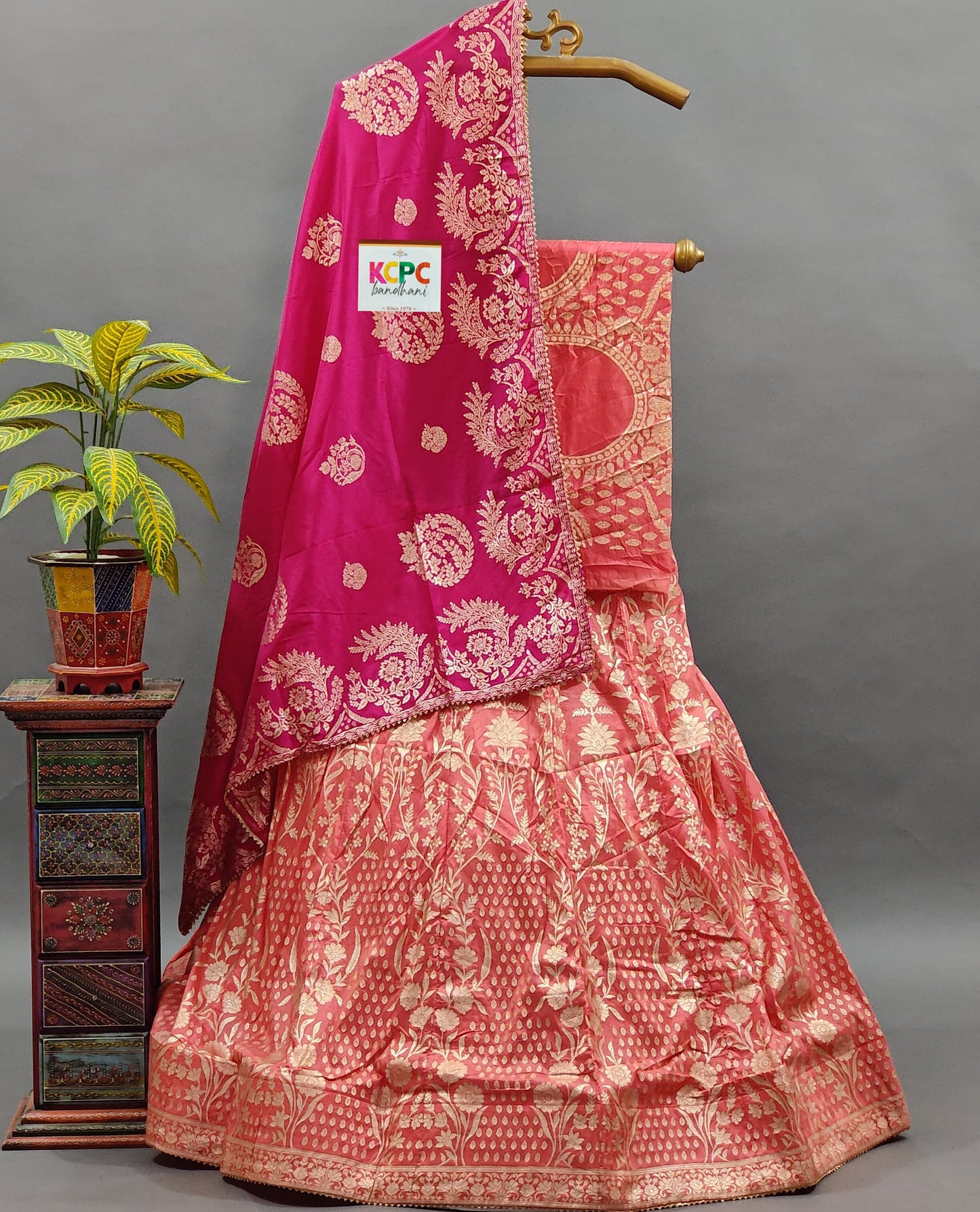 KcPc Launching New Upada Silk Banarasi Zari Weaving Lehenga set,BTU