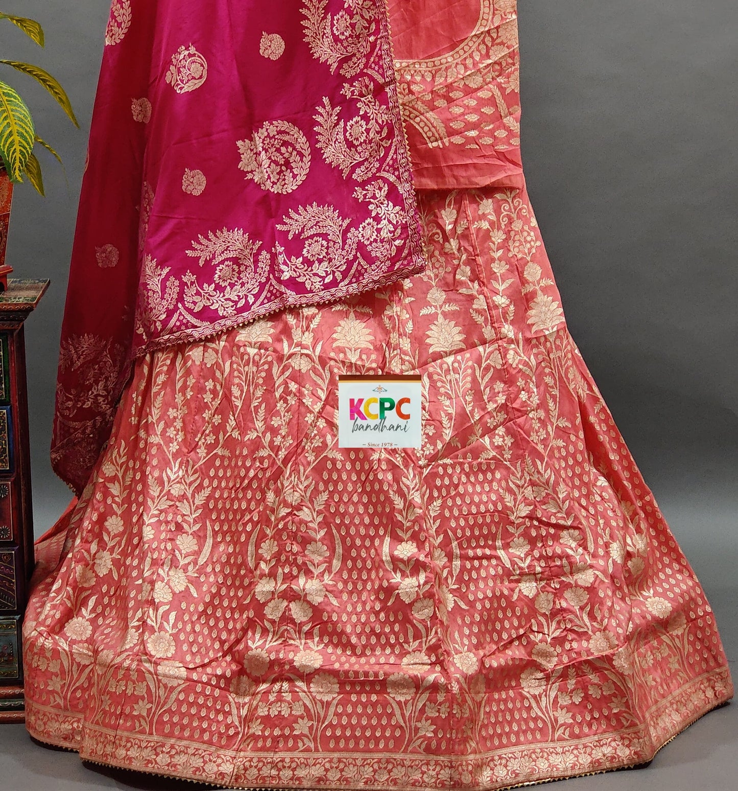 KcPc Launching New Upada Silk Banarasi Zari Weaving Lehenga set,BTU