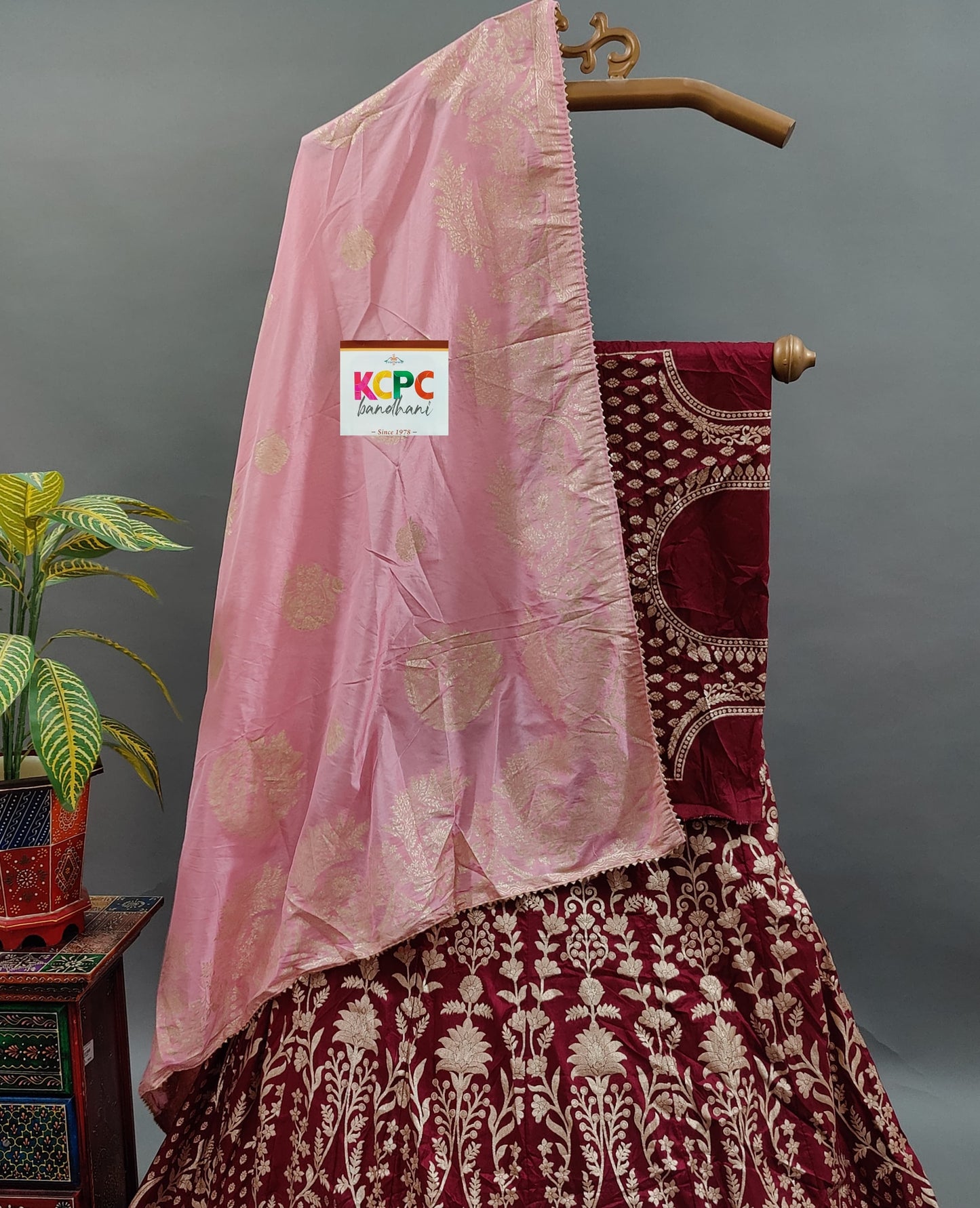 KcPc Launching New upada silk Banarasi Zari weaving Lehenga set,BTU