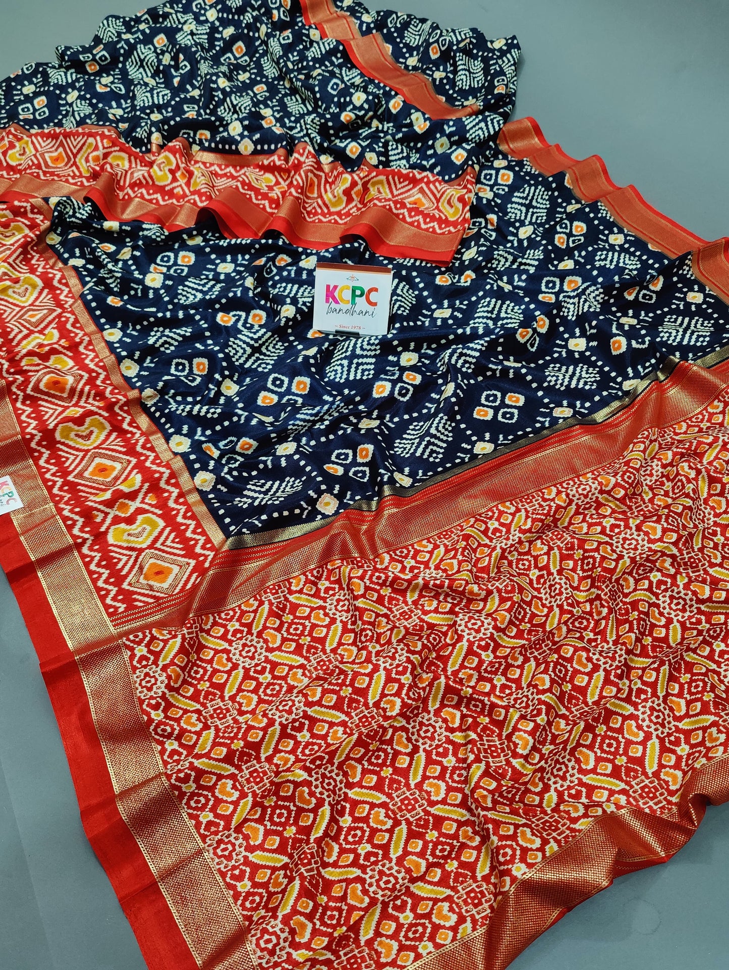 KcPc New Pashmina Cotton Silk Printed Saree With Blouse,SWA