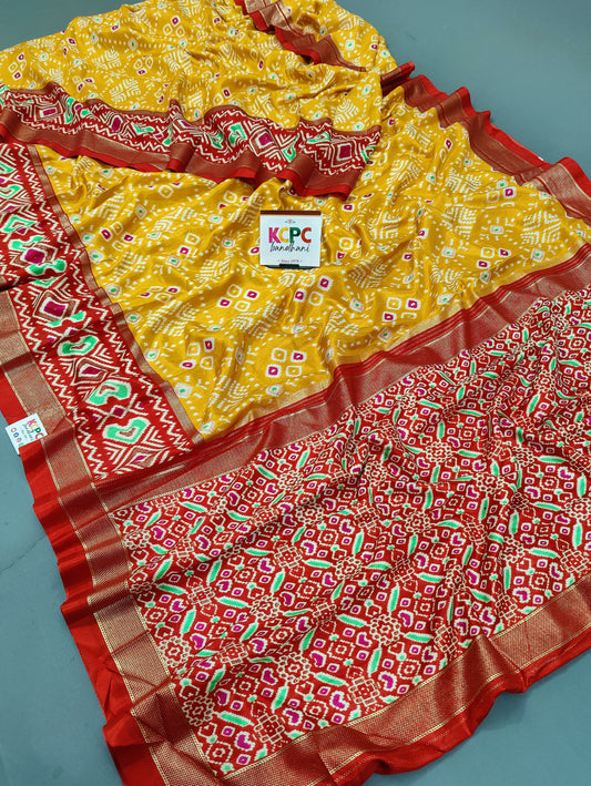 KcPc New Pashmina Cotton Silk Printed Saree With Blouse,SWA