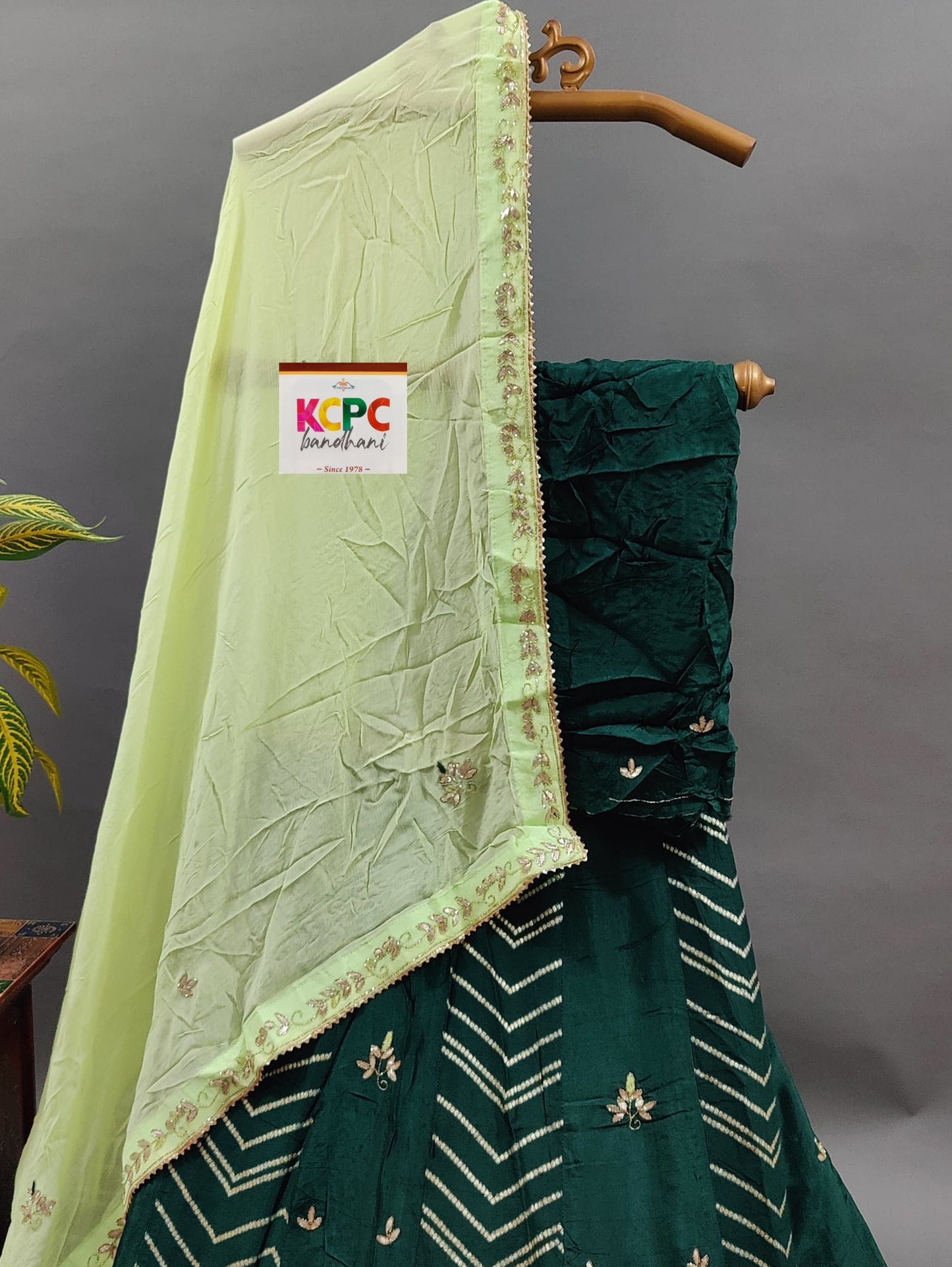 KcPc New Launch Dola silk Gotapatti katdana Handwork  designer Lehenga set,Raj