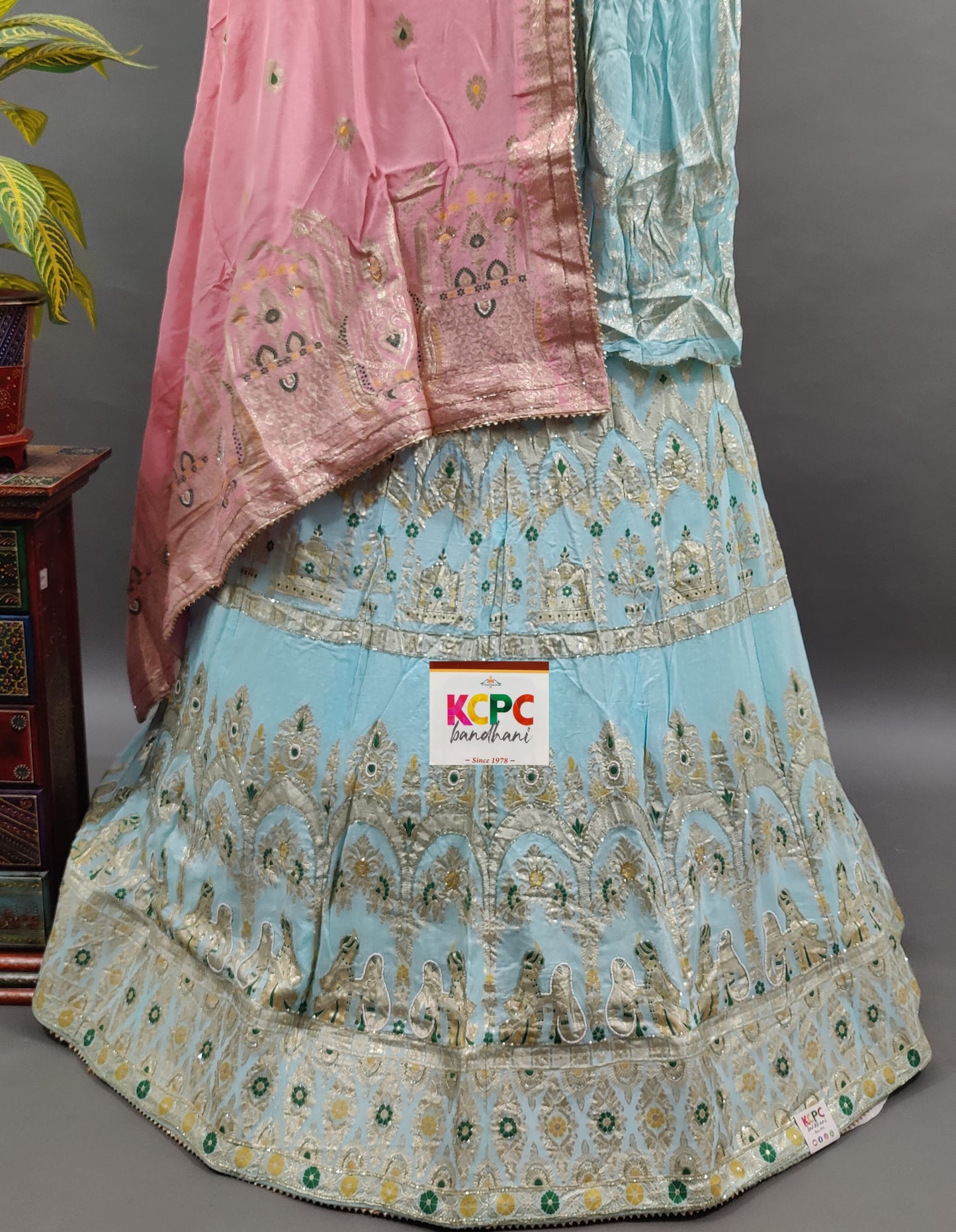 KcPc Latest new Upada Silk With katdana Handwork Lehenga set,RTK