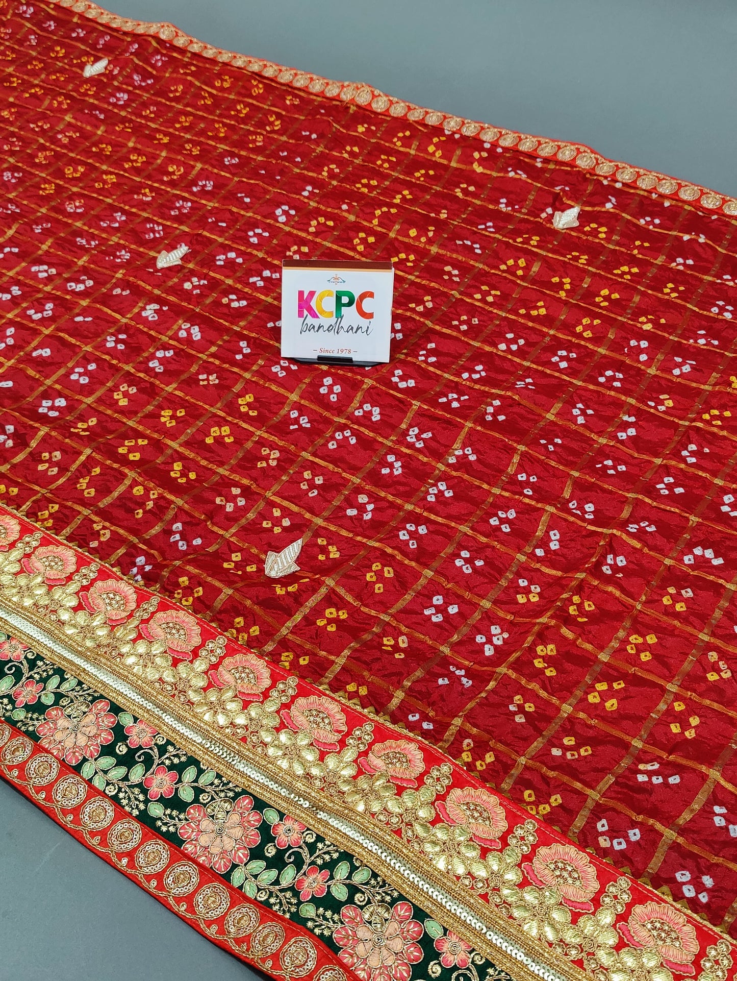 KcPc Latest Ghatchola Art silk Bandhej Geavy Border Dupatta,ZHR