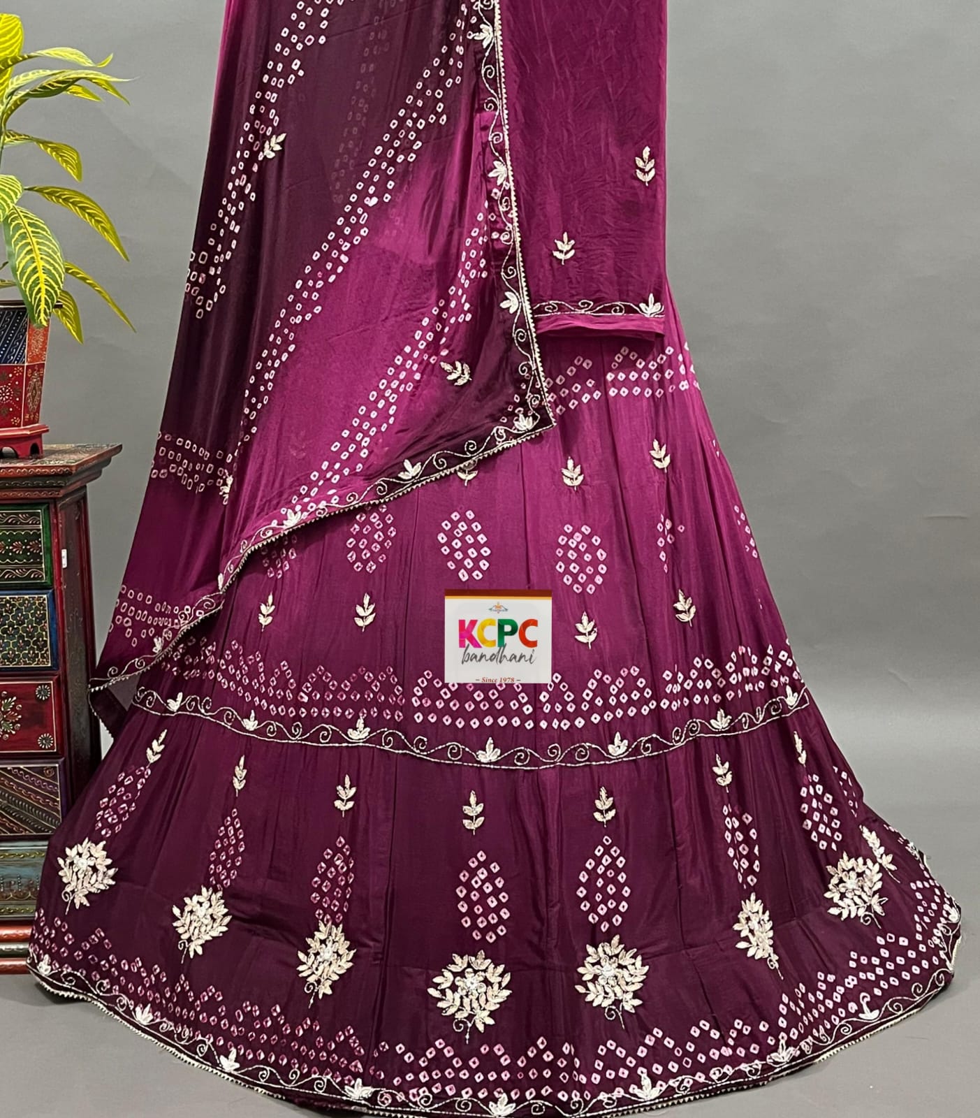 KcPc Latest New Launch Chinon silk with katdana gotapatti Handwork lehenga set,RAJ