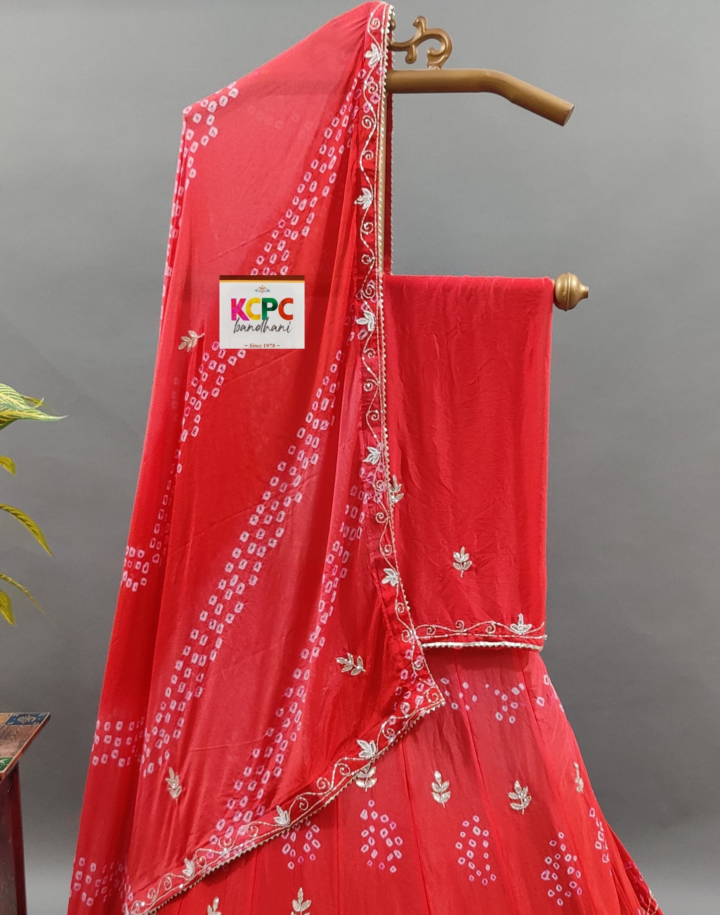 KcPc Latest New Launch Chinon silk with katdana gotapatti handwork lehenga set,RAJ