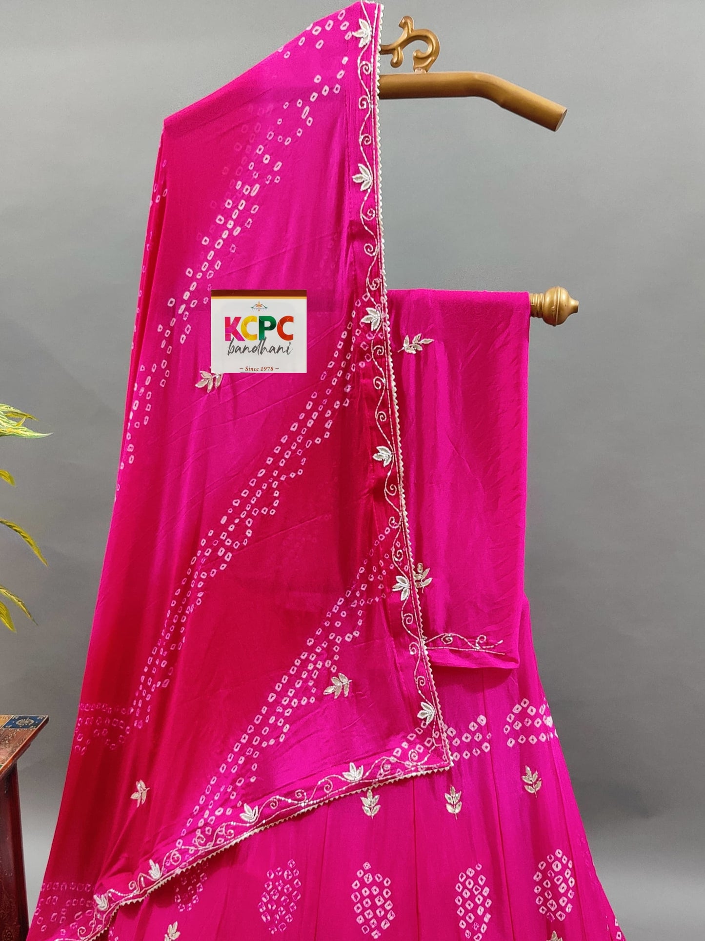 KcPc Latest New Launch chinon silk with katdana Gotapatti Handwork Lehenga set,RAJ