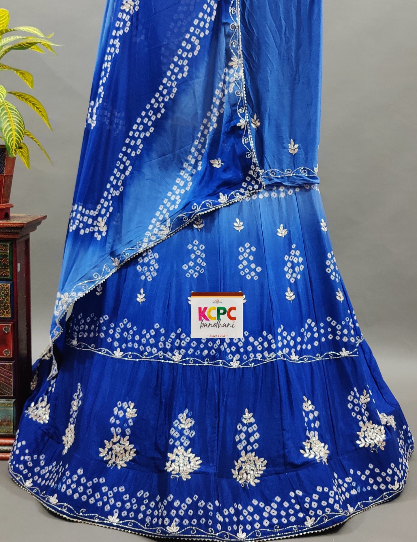 KcPc Latest New Launch chinon silk with katdana Gotapatti Handwork Lehenga set,RAJ