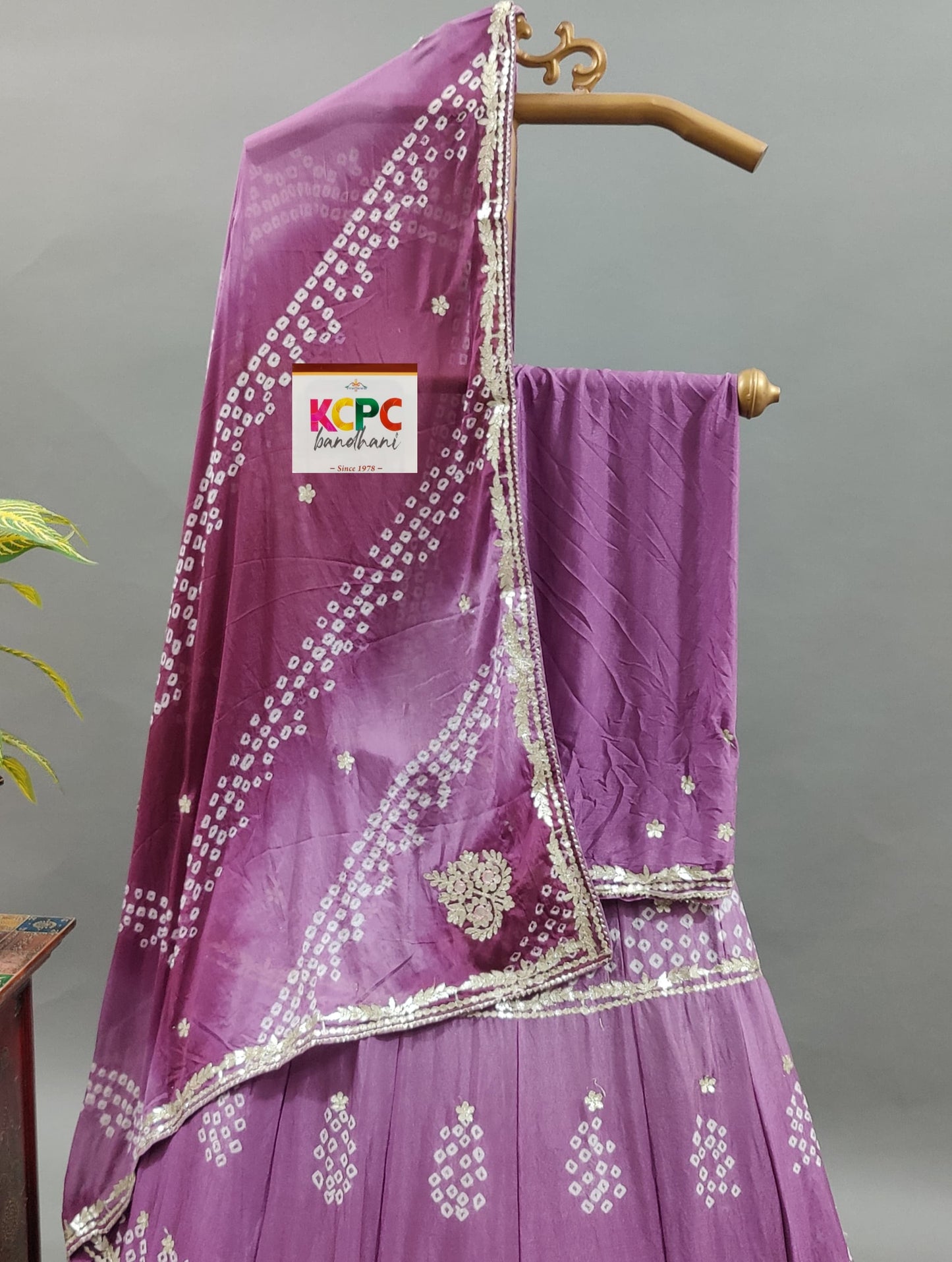 KcPc Latest New Launch chinon silk with Katdana Gotapatti Lehenga set,RAJ