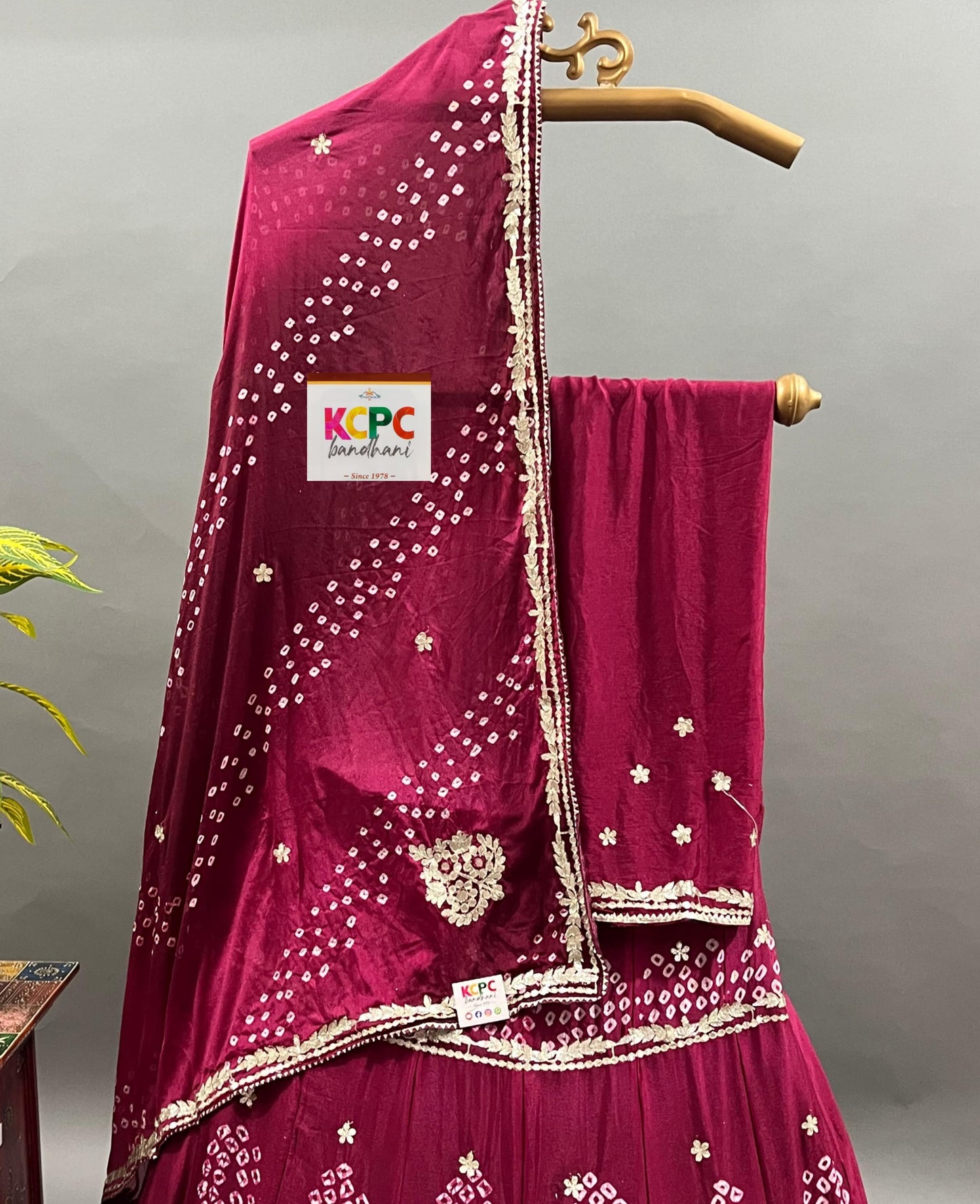 KcPc Latest New Launch chinon silk With katdana Gotapatti lehenga set,RAJ