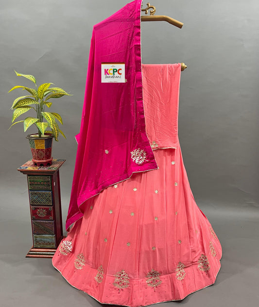 KcPc Exclusive New Upada Chinon with Gotapatti work  lehenga set,RAJ