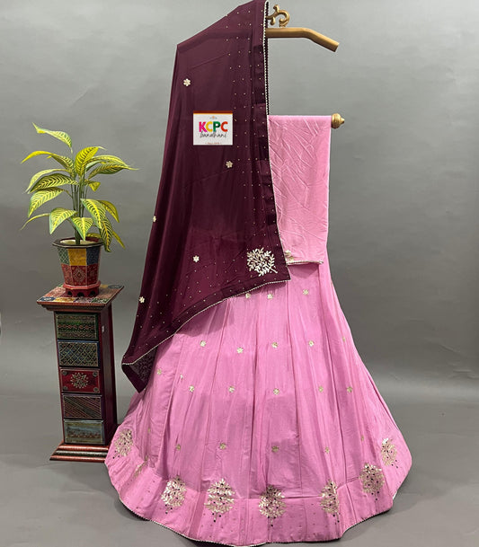 KcPc Exclusive New Upada Chinon with Gotapatti work  Lehenga set,RAJ